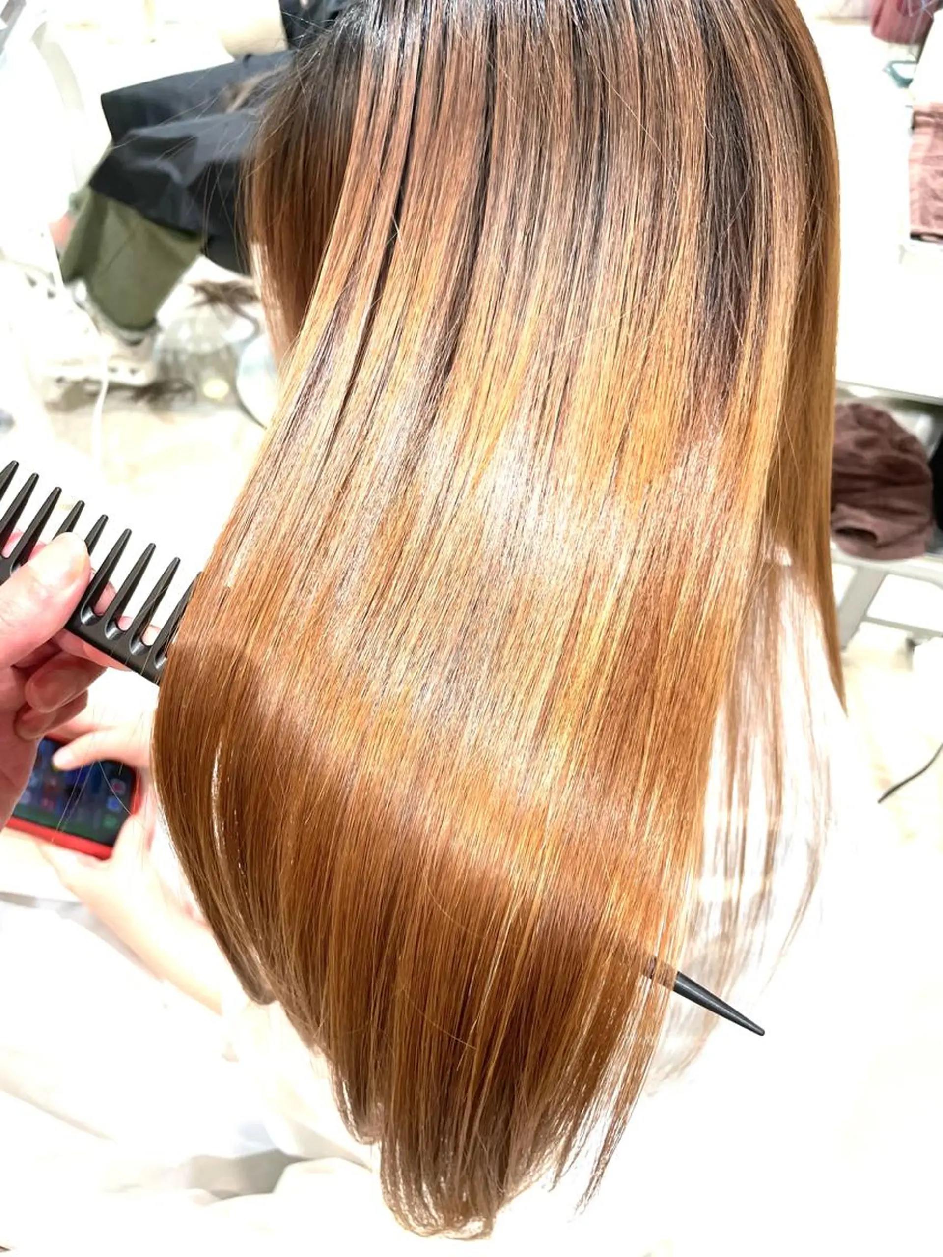 ロング 縮毛矯正 ✨酸性ストレート✨ 南川だいさくのヘアスタイル