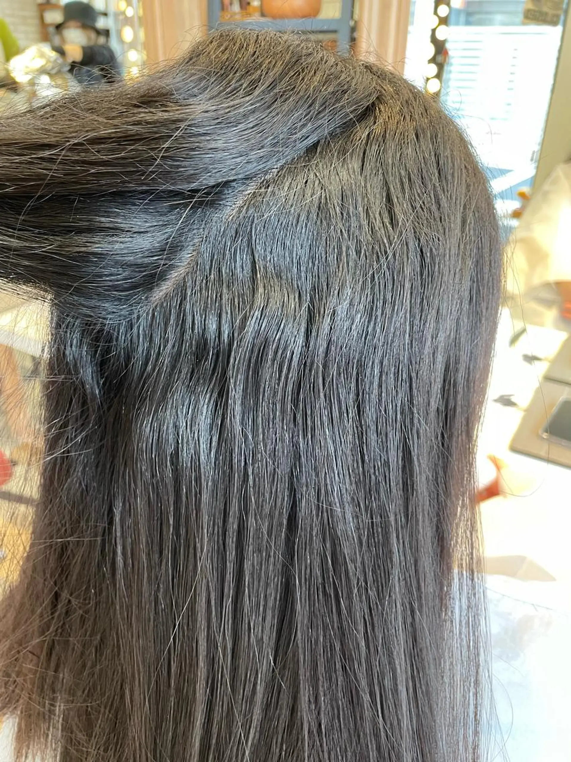 セミロング 縮毛矯正 縮毛矯正 トリートメント ✨横須賀髪質改善✨️ 加藤 百音のヘアスタイル