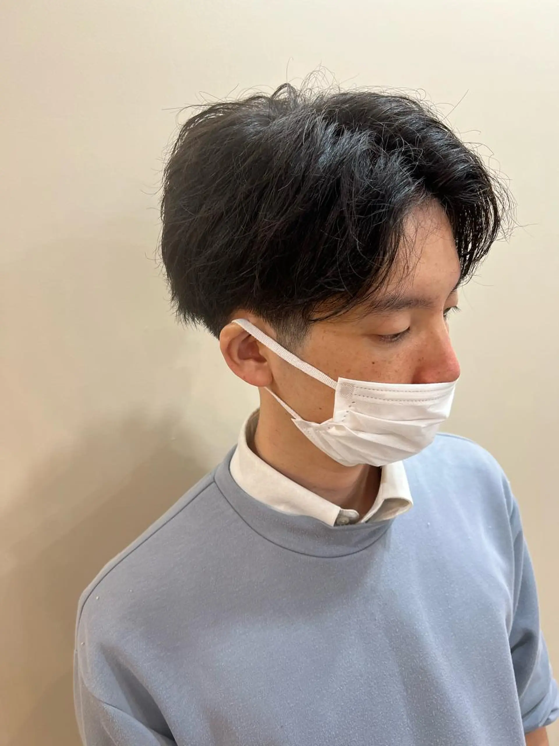 ショート メンズ センターパート 刈り上げ I've  for hair所属・🫧艶ダブルカラー ブリーチ🫧トモヤのヘアスタイル