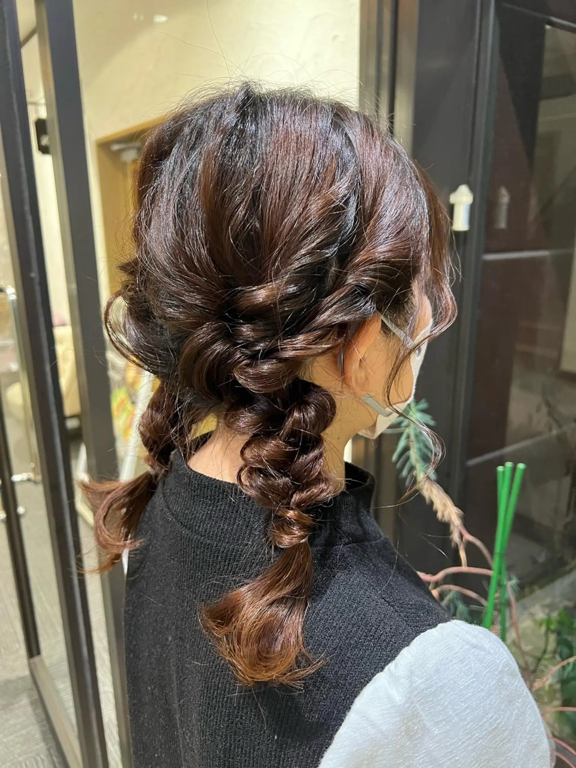 ミディアム ヤマダレナ/個室/ 透明感艶カラー😽✨のヘアスタイル