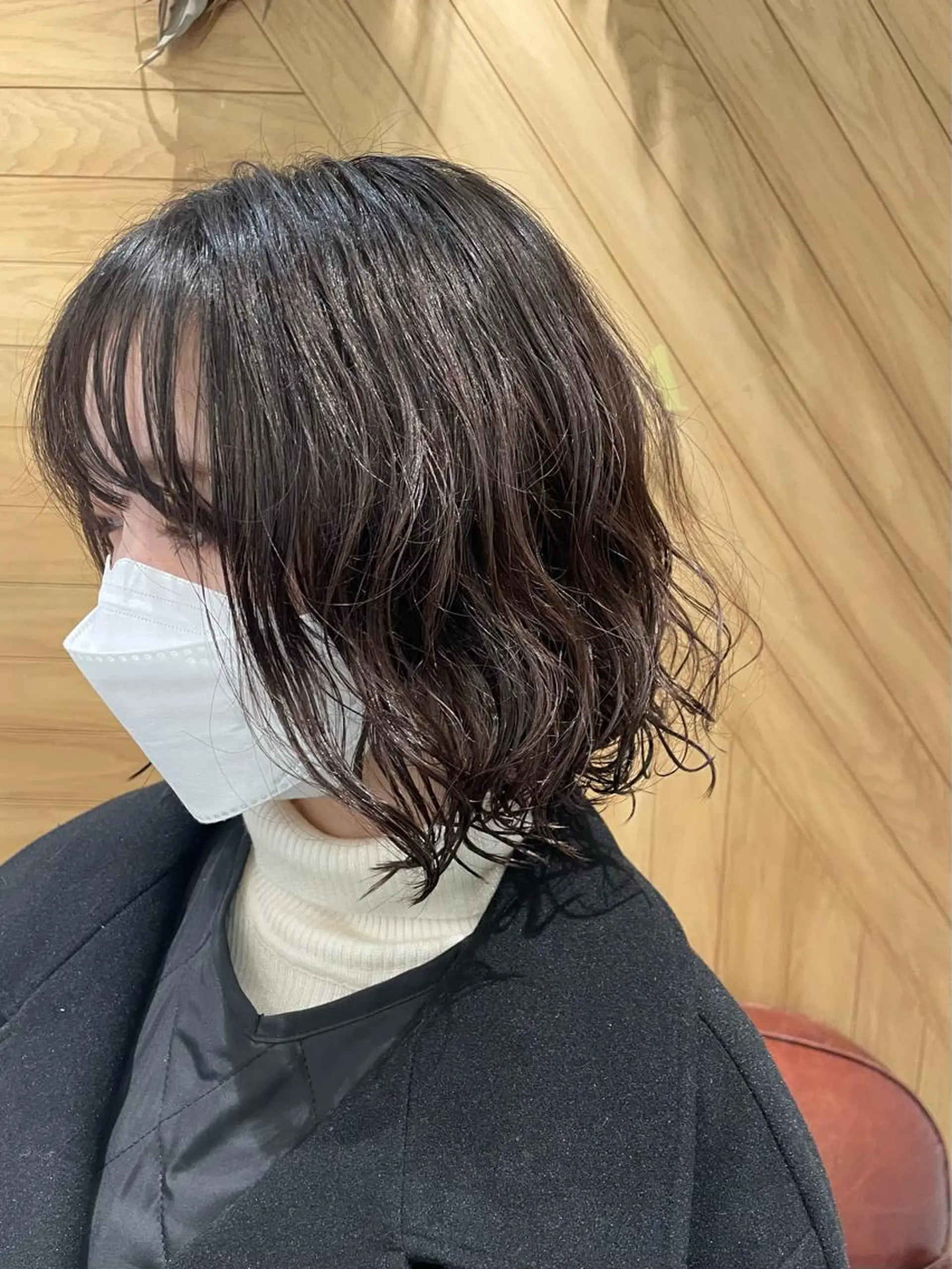 ショート パーマ 鈴村 大介のヘアスタイル