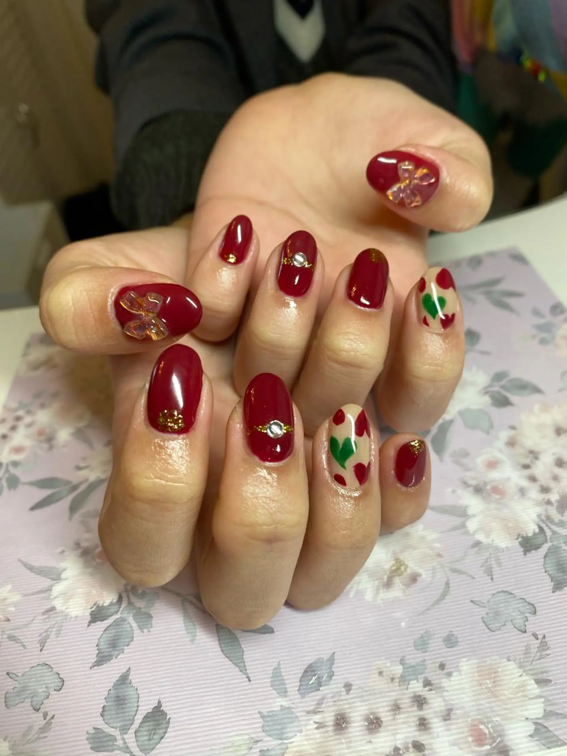 ネイル アートネイル ラメ(グリッター) ハンドネイル Chandra nail&tarotのネイルデザイン