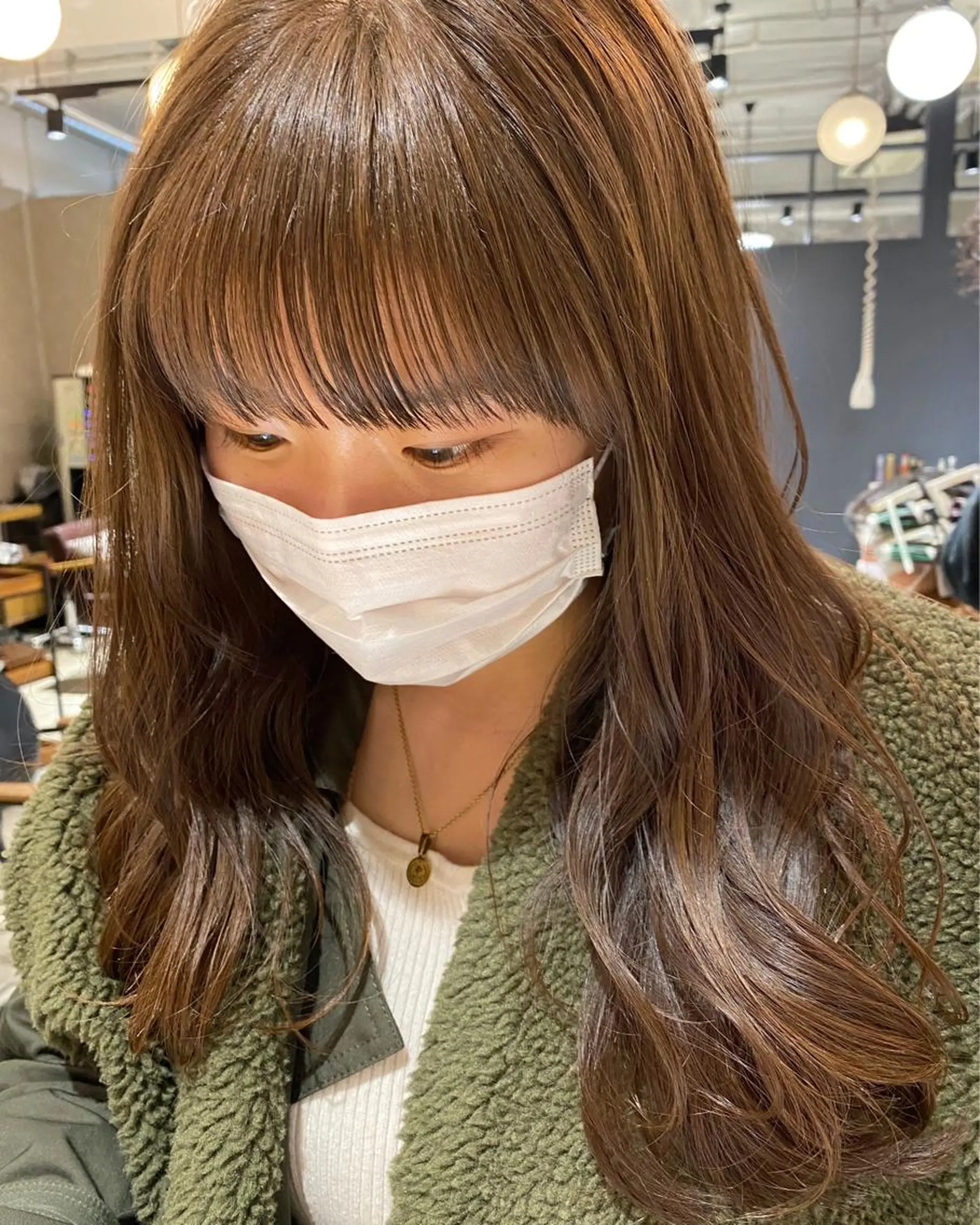 ロング カラー ブリーチ ブリーチなしカラー & Graph. 立川🥣🌿のヘアスタイル