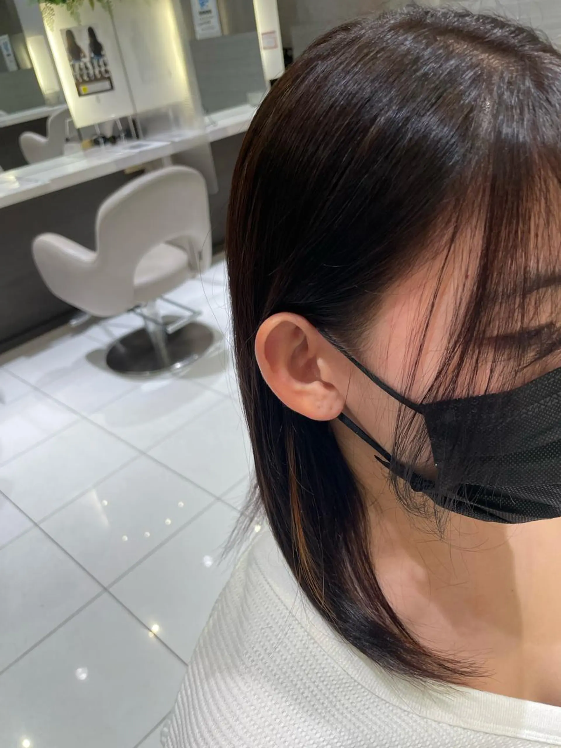 ミディアム カラー ブラウンカラー kraemer福岡所属・Lisa/髪質改善 /ﾌﾞﾘｰﾁｶﾗｰのヘアスタイル