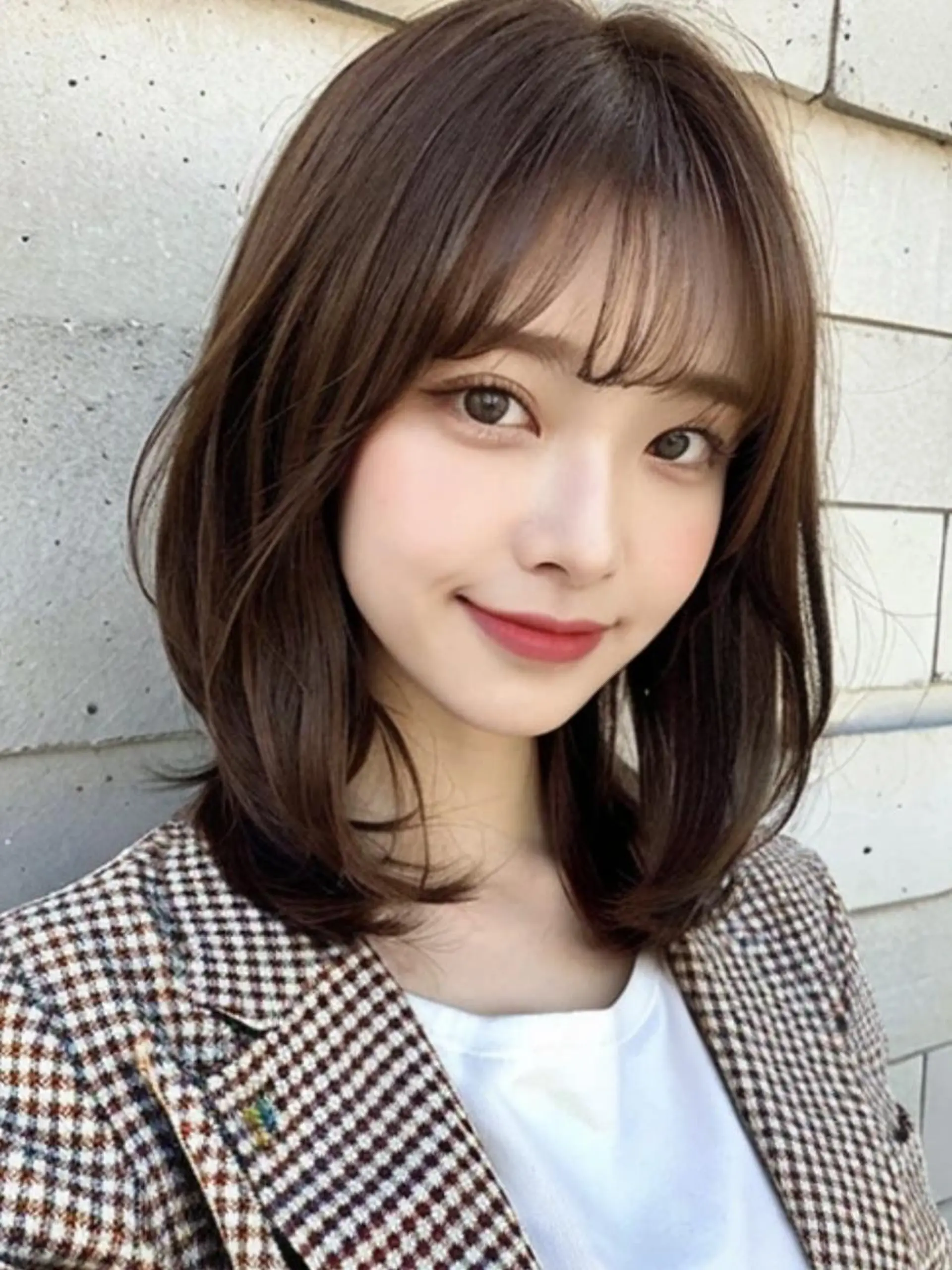 セミロング 髪質改善🇰🇷 レイヤーカット/梅田のヘアスタイル