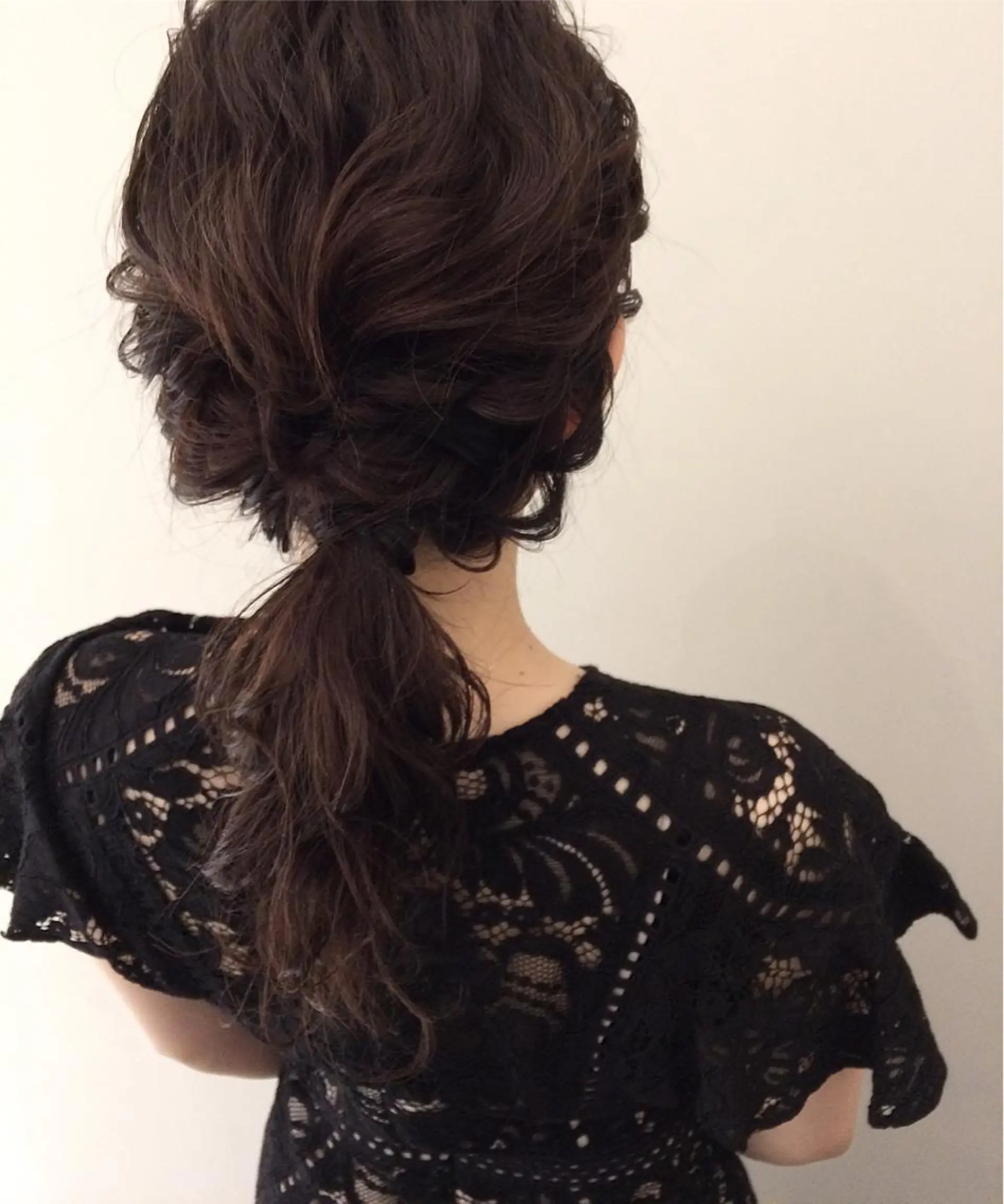 ミディアム パーマ ヘアアレンジ ショートボブ💗 ヤマネシオリのヘアスタイル