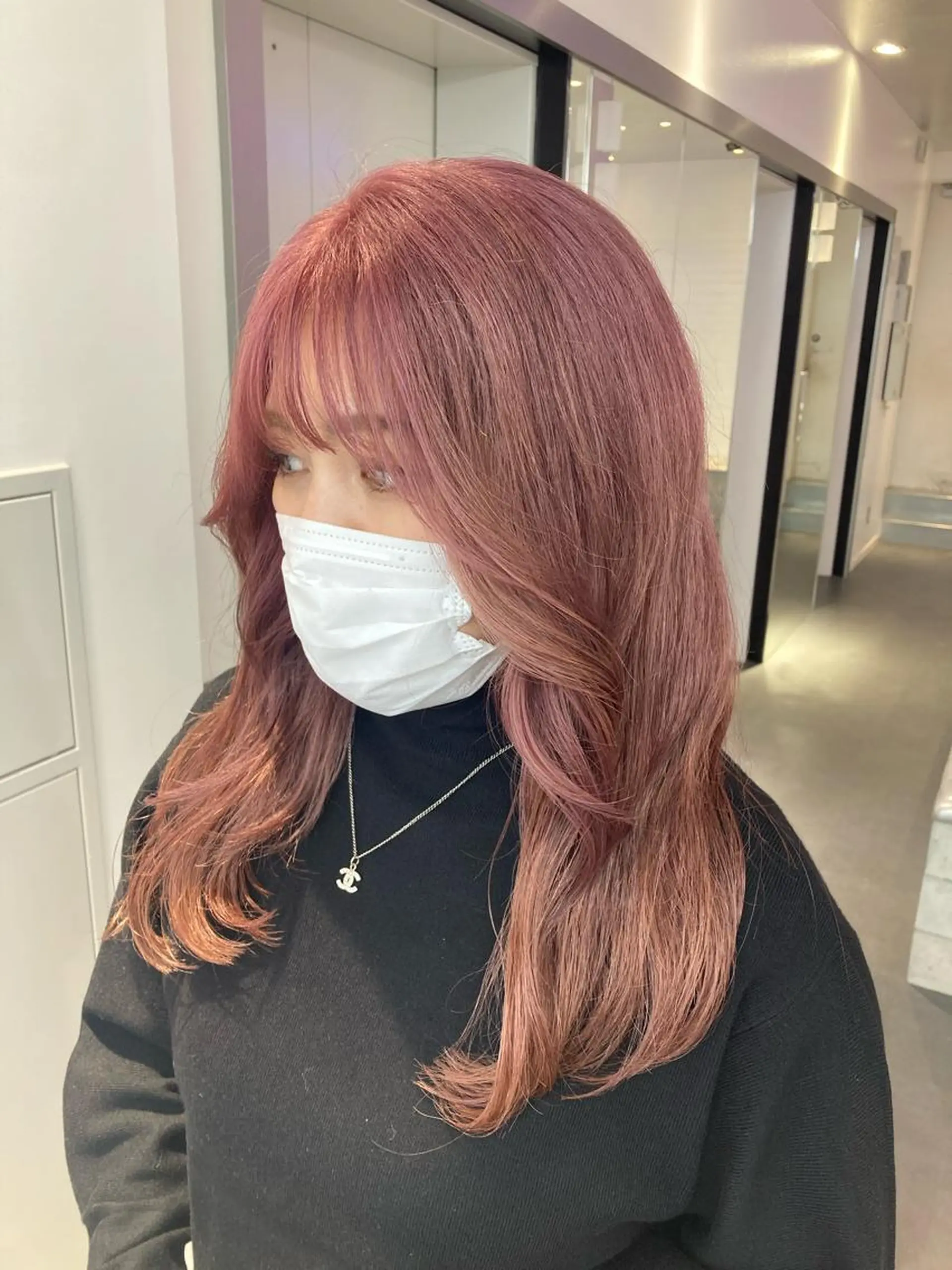 ロング ヘアカラー トリートメント MiRI💜地毛級 エクステ✖似合わせ技のヘアスタイル