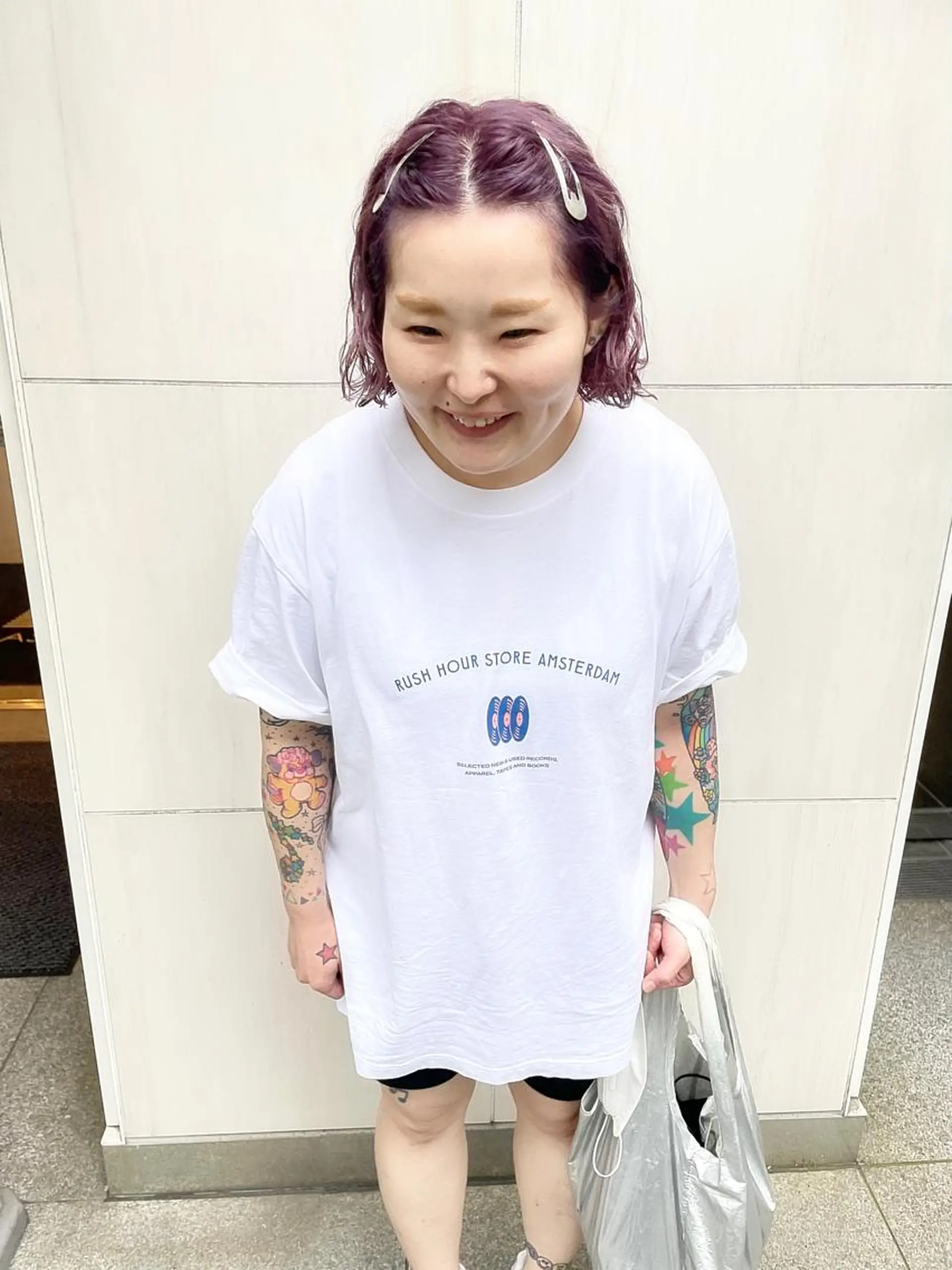 ミディアム カラー パーマ ヘアアレンジ メンズ キッズ ネイル マツエク・マツパ パープルカラー パープル カット ヘアカラー トリートメント tatsumi/ボブ ウルフ/レイヤーのヘアスタイル