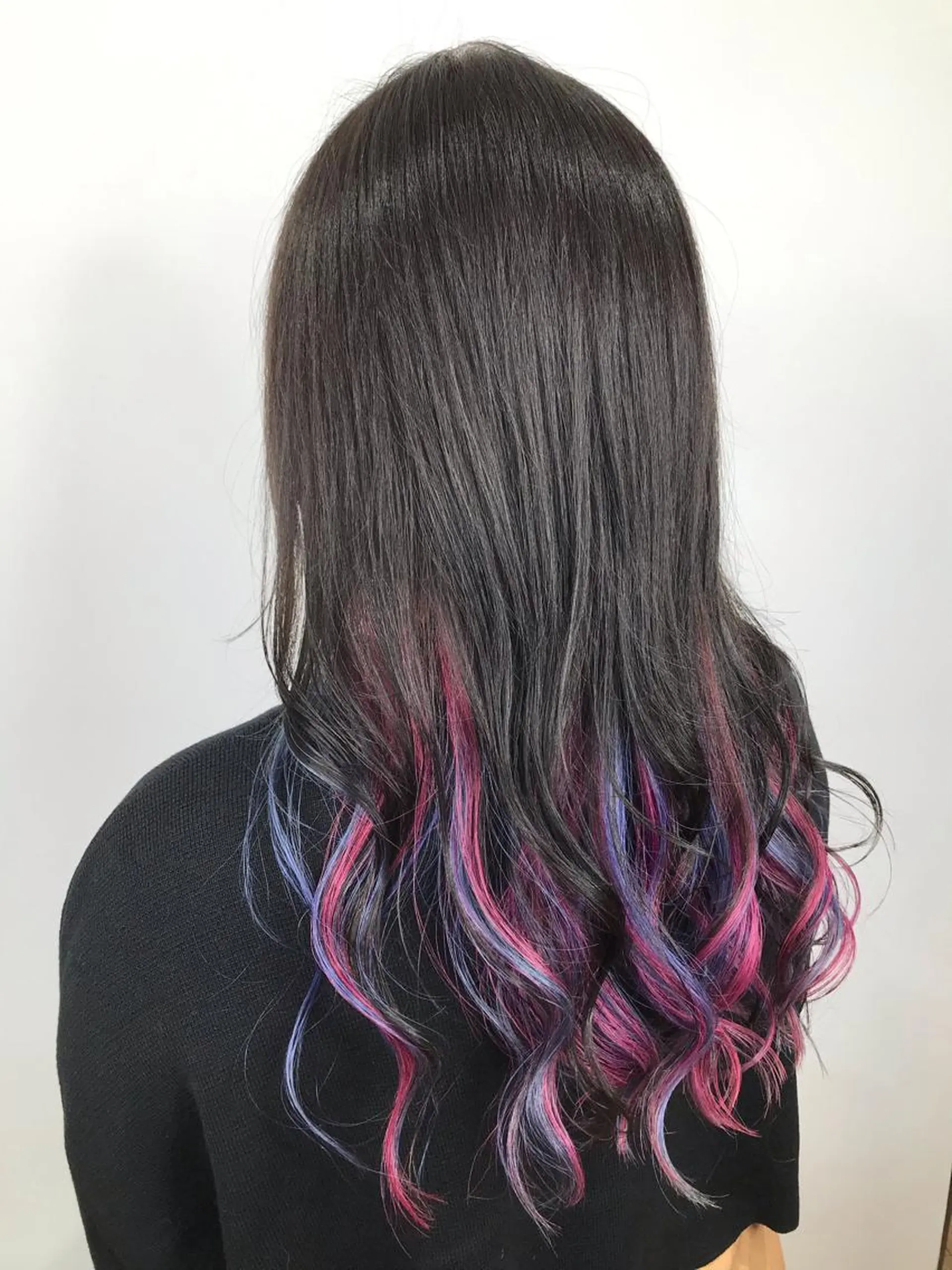 ロング カラー カット ヘアカラー インナーカラー/ ストレート/奥野洸也のヘアスタイル