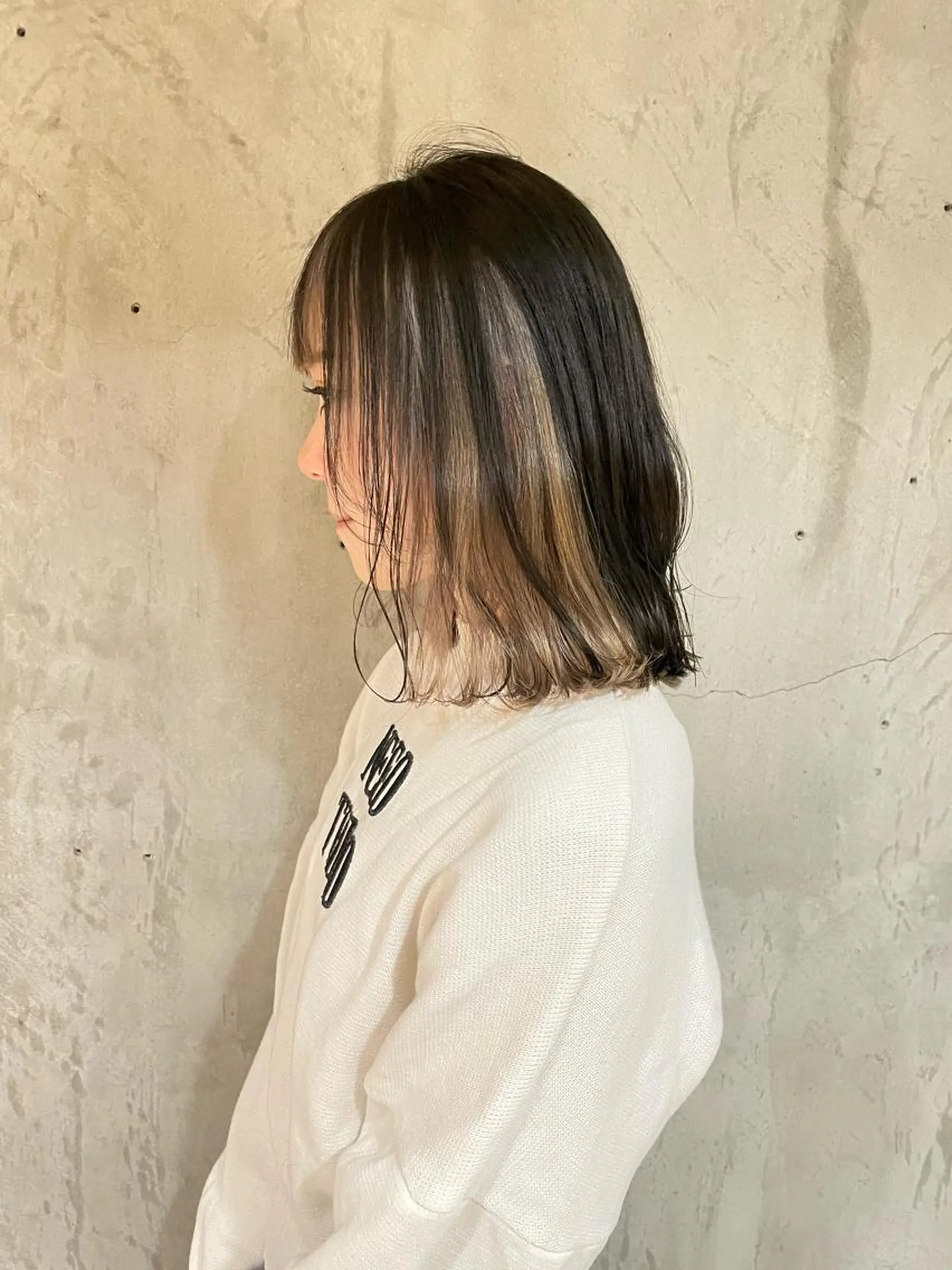 ミディアム 🌹ハッシュカット、 レイヤー韓国ヘア🌹のヘアスタイル