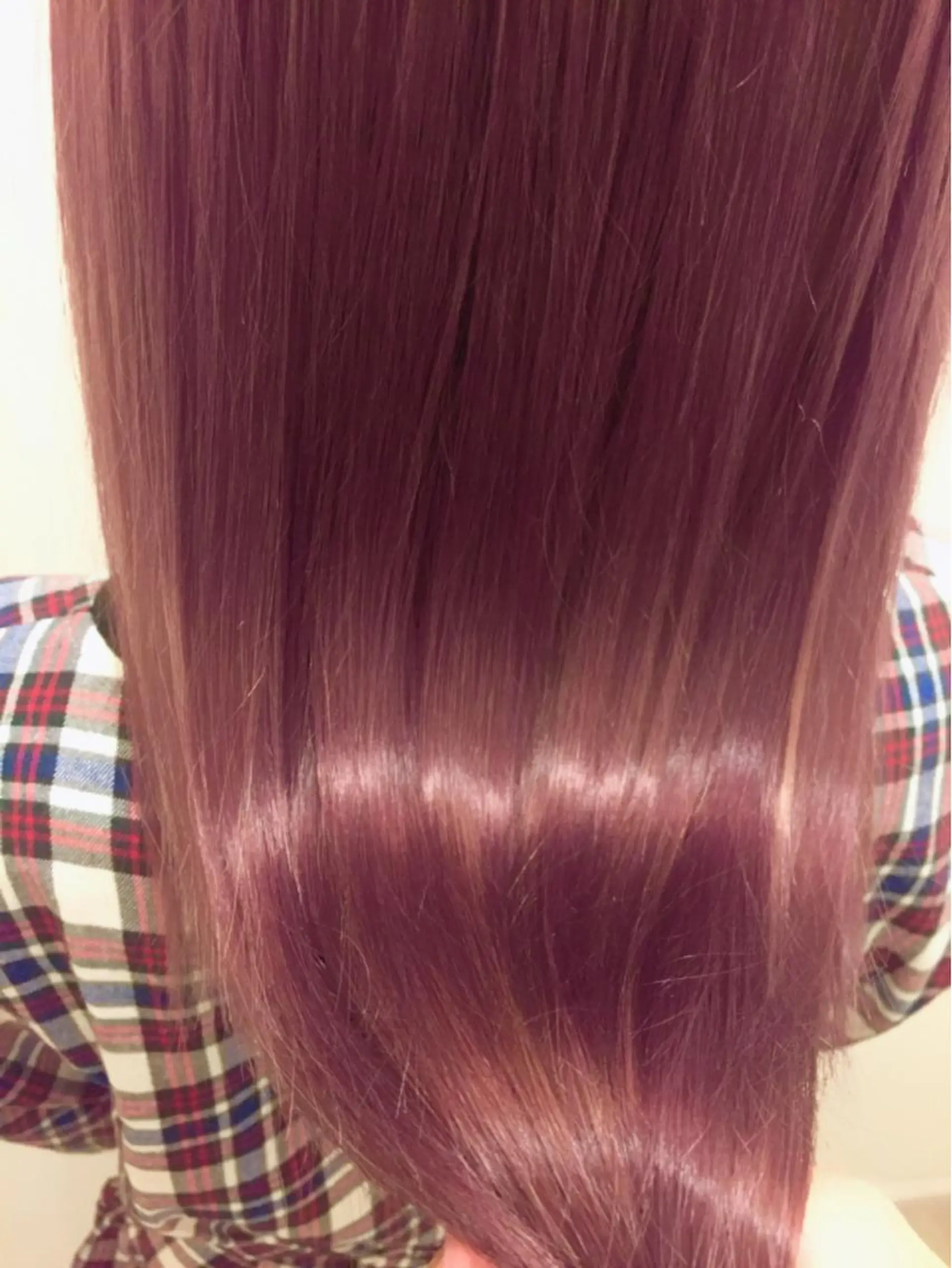 ロング カラー ブリーチ ピンクカラー HAUS 片山みほのヘアスタイル