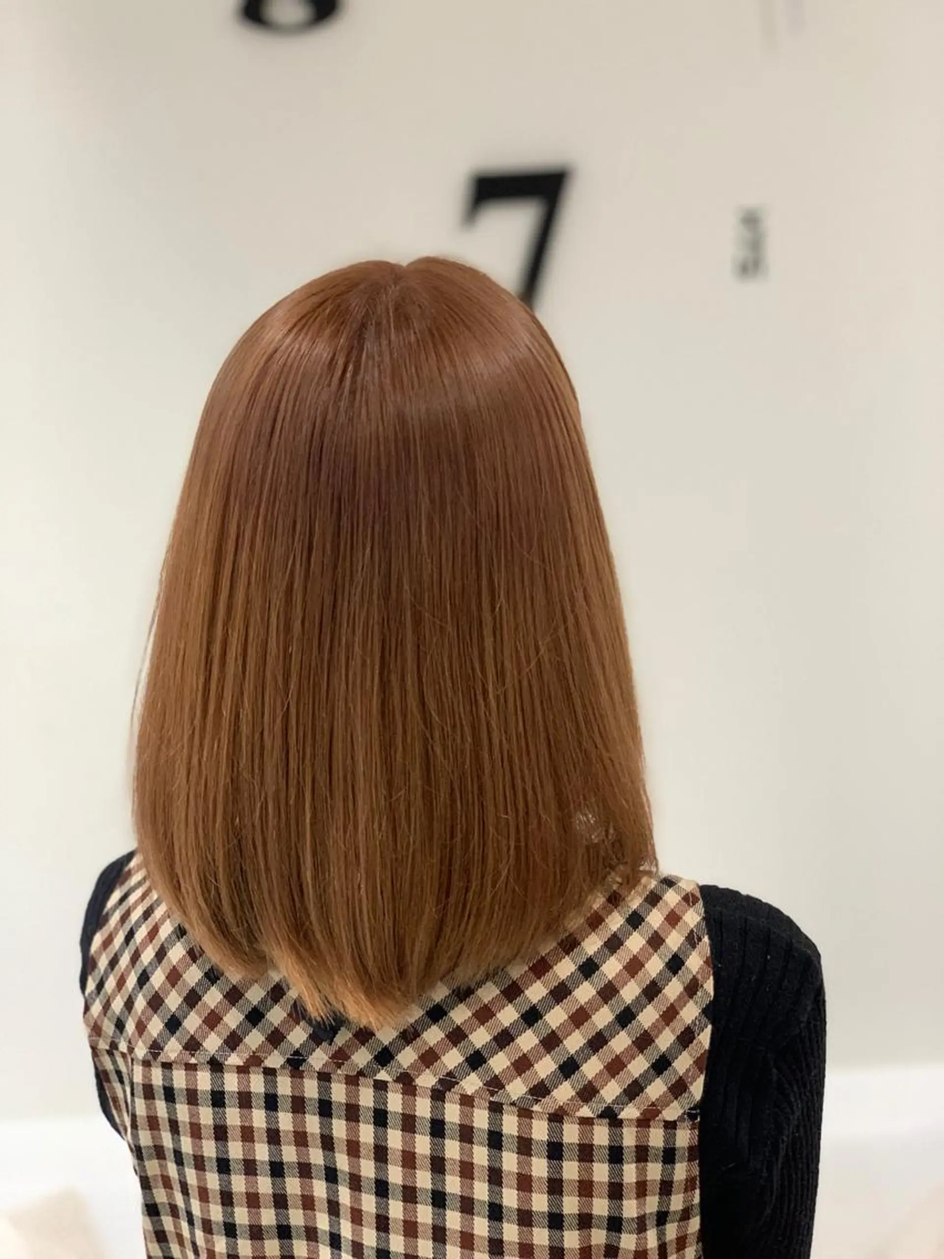 ミディアム カラー ヘアカラー 松吉 純平のヘアスタイル