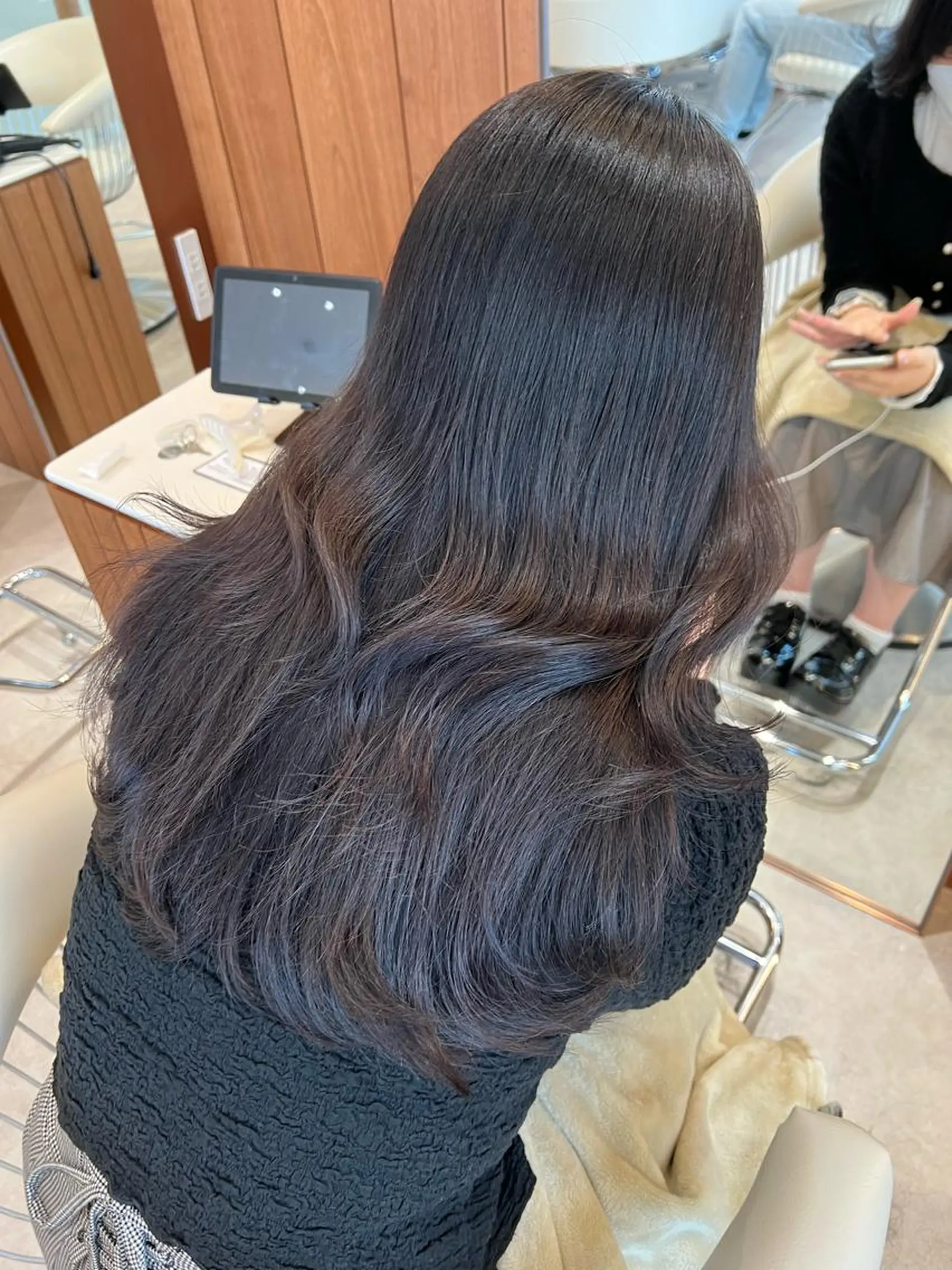 ミディアム カラー 韓国風ヘア 韓国レイヤー🇰🇷 韓国研修◎渋谷カイトのヘアスタイル