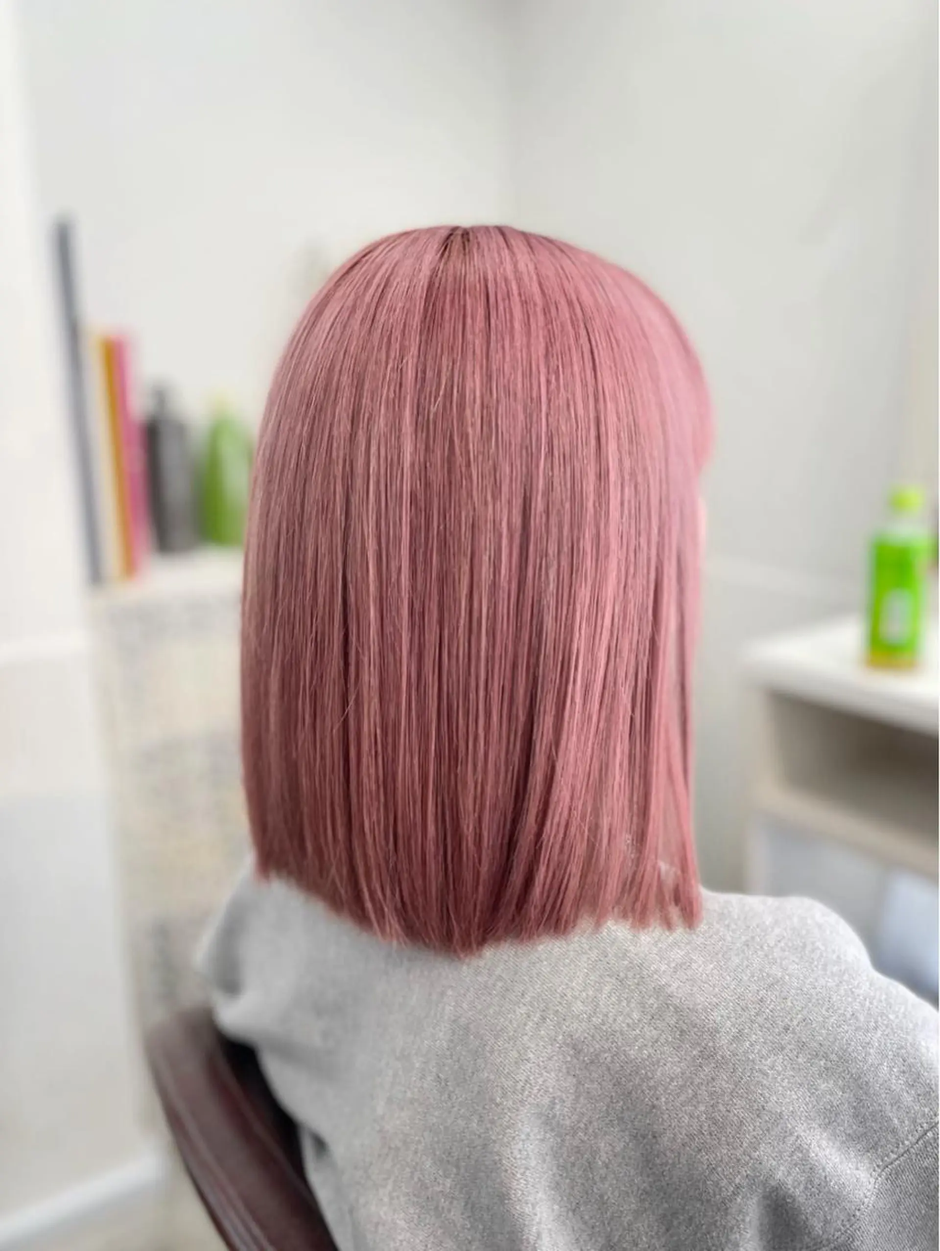 ミディアム カラー ヘアカラー ヘアセット 韓国ヘア🤍髪質改善 🇰🇷AKANEのヘアスタイル