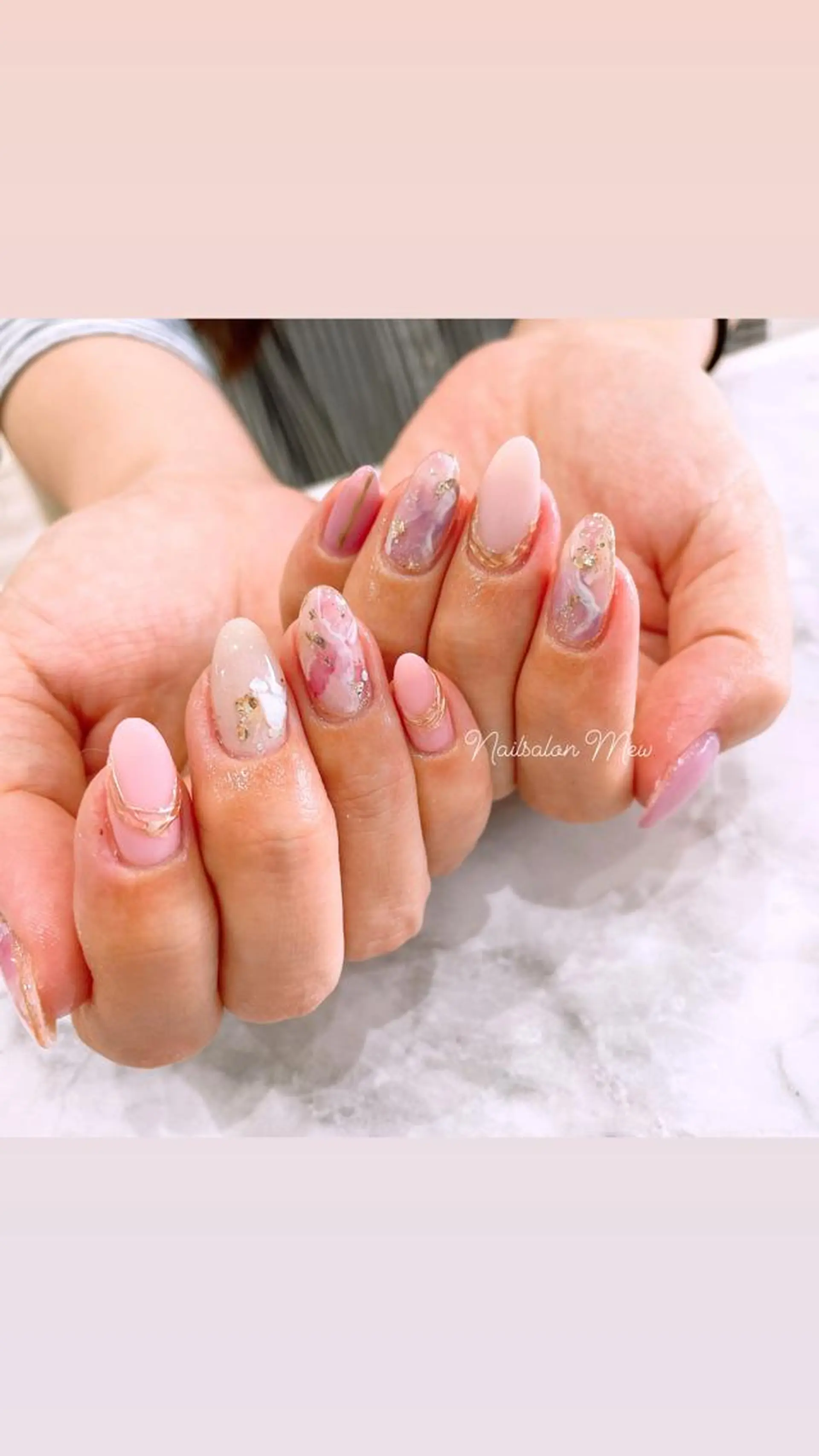 ネイル ハンドネイル Nailsalon Mew所属・Nailsalon Mew❤︎のネイルデザイン