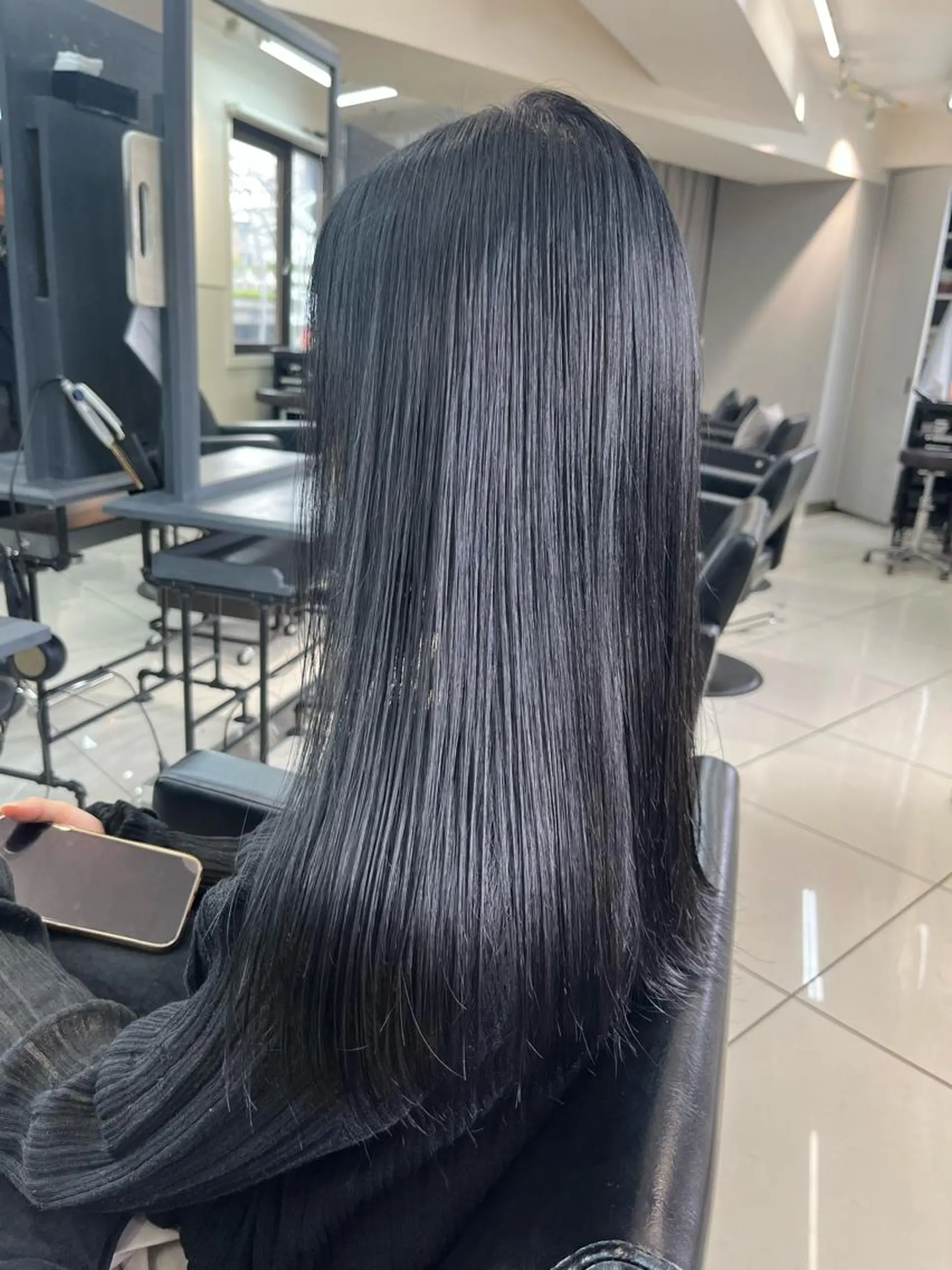 カラー ボブ・顔まわり 💎愛唯(めい)のヘアスタイル