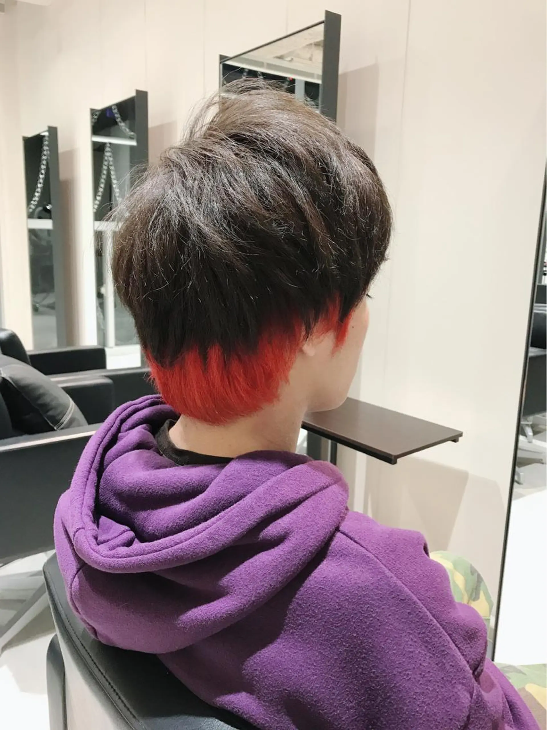 ショート カラー メンズ カット ヘアカラー トリートメント 前髪/ハイライト得意 安西駿一　【銀座】のヘアスタイル