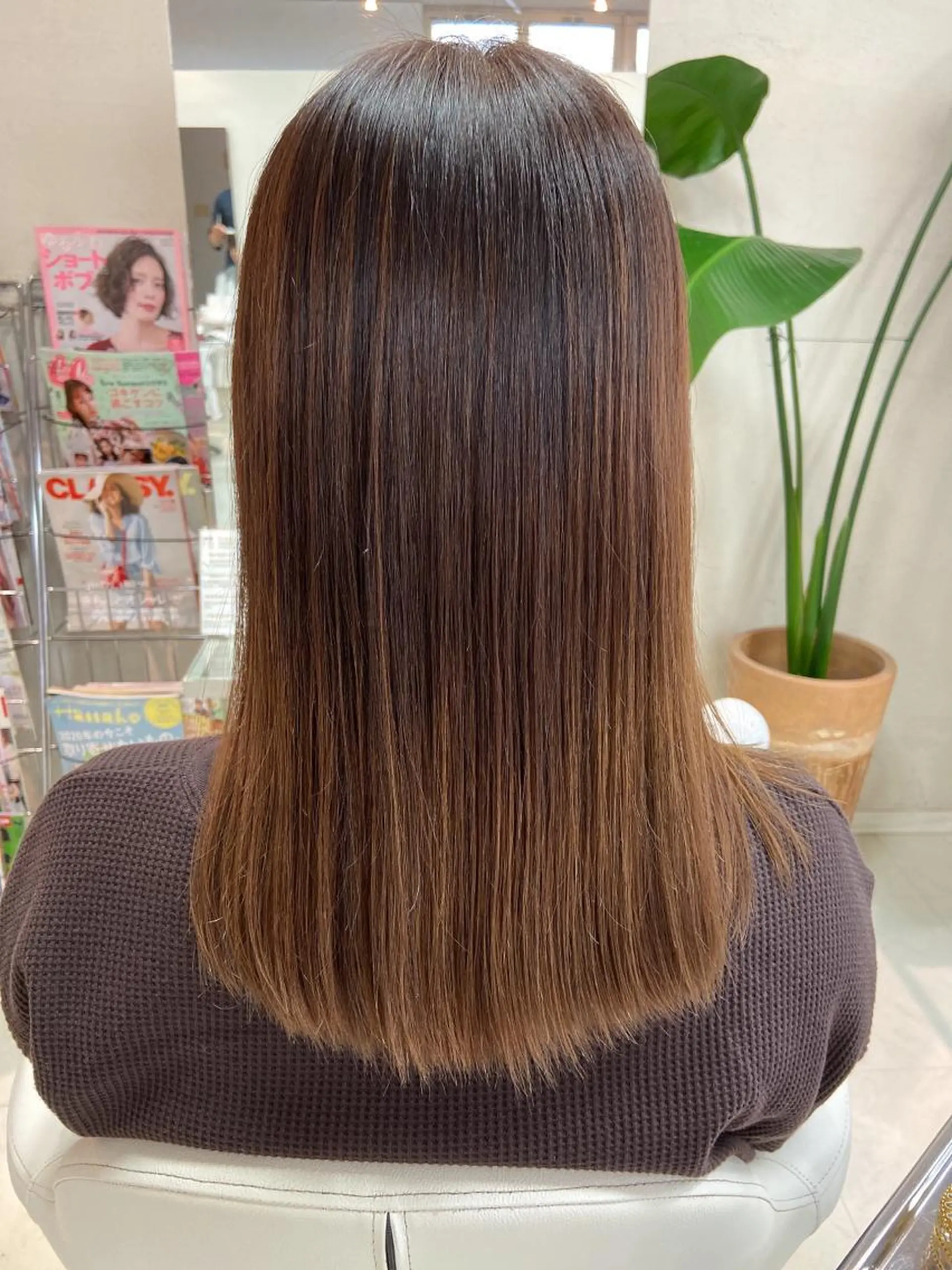 ロング トリートメント 菊地 美憂のヘアスタイル