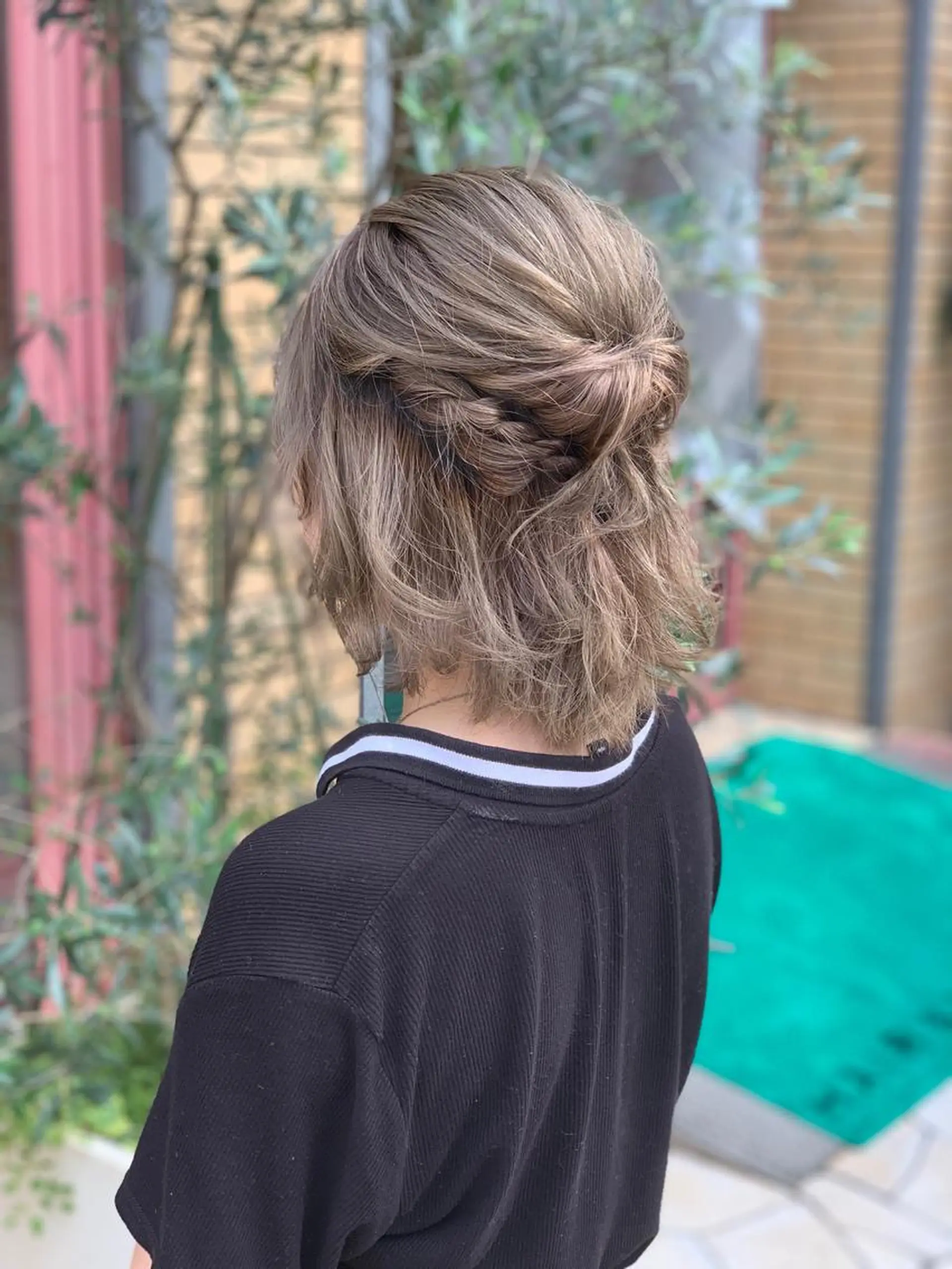 ミディアム 春日 力のヘアスタイル