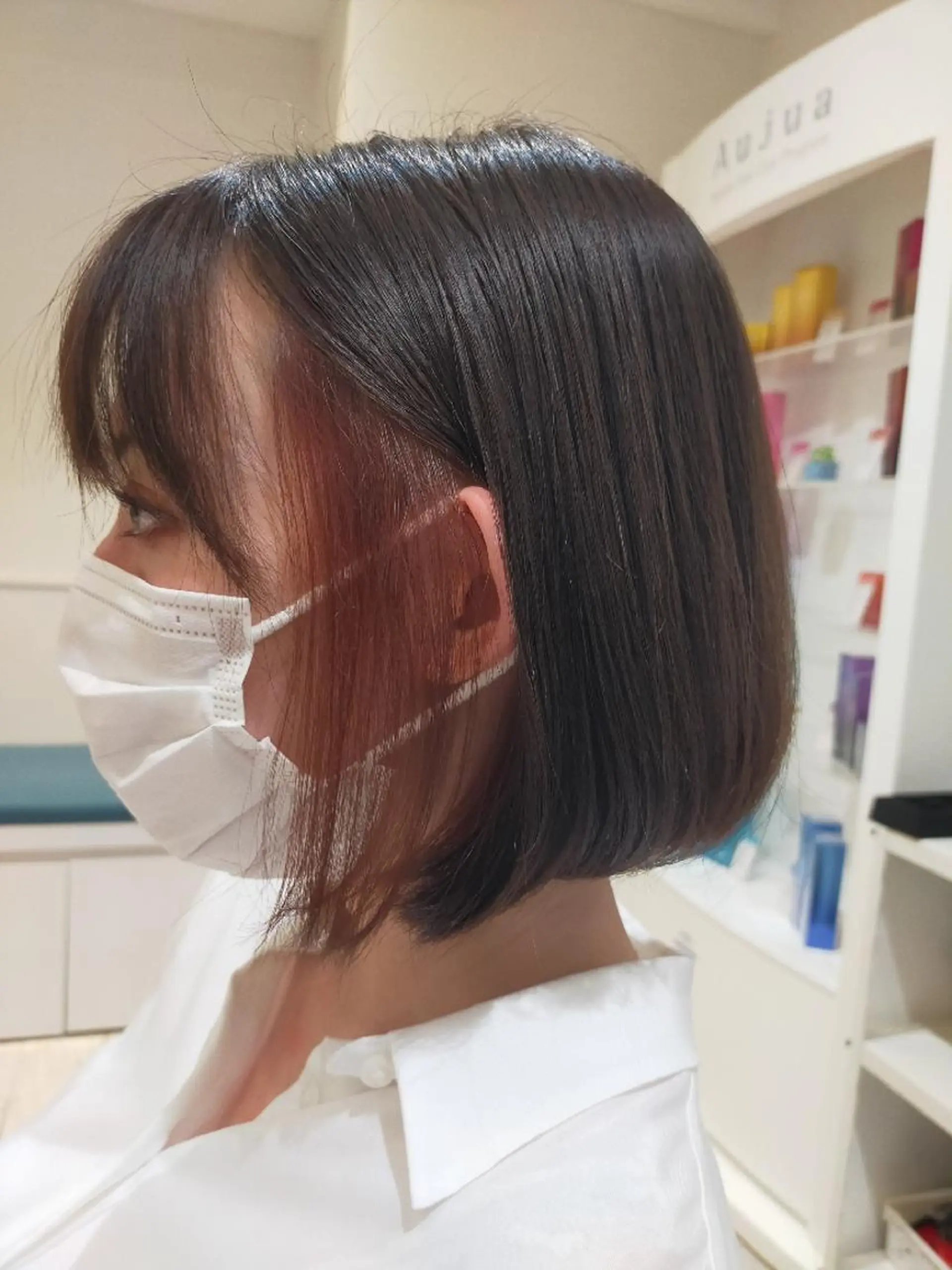 ミディアム 田中 瑞妃のヘアスタイル