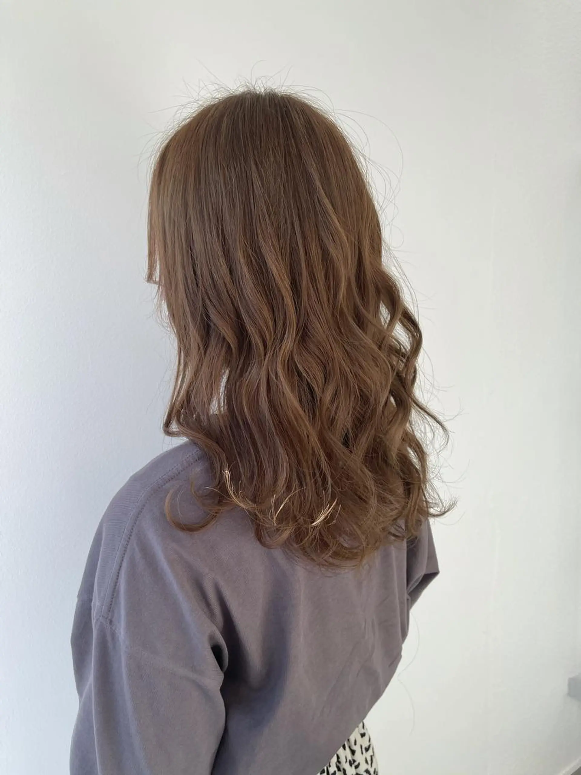 ロング カラー ヘアカラー トリートメント &chaLme   心斎橋所属・emi/髪質改善/ 韓国風/艶カラーのヘアスタイル