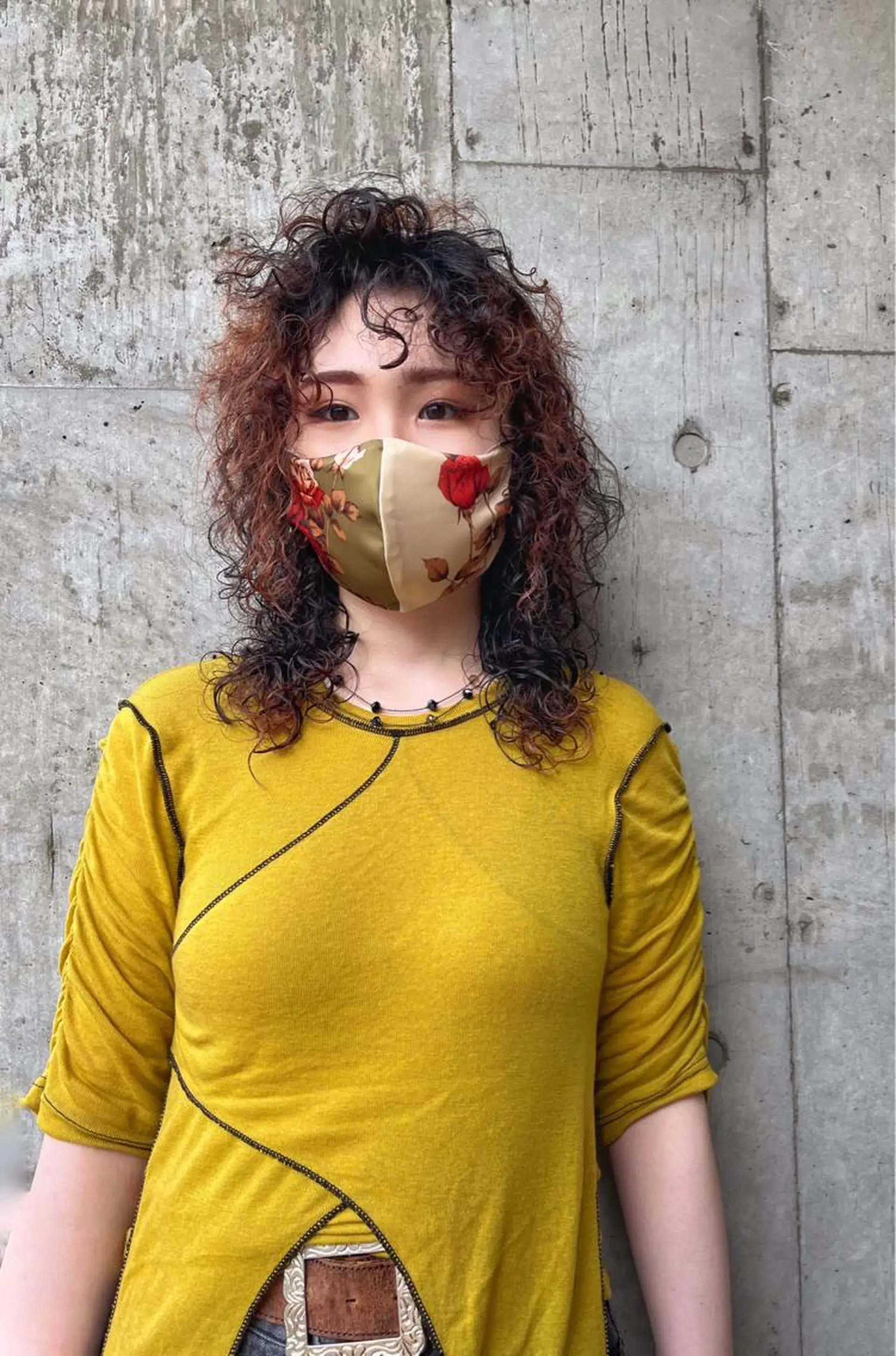 セミロング カット パーマ ハイトーンNo.1✨ パーマ✨イマイタツヤのヘアスタイル