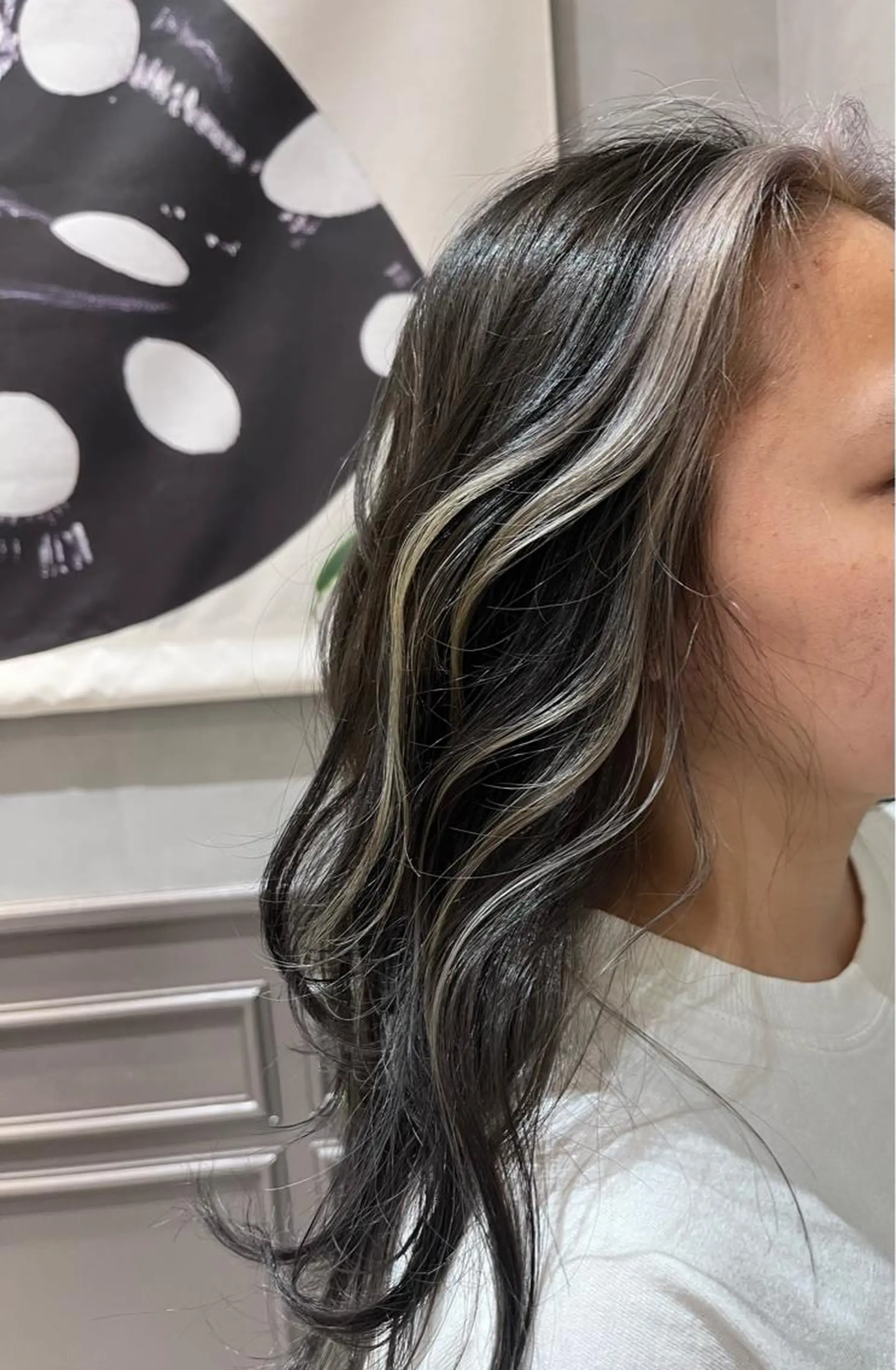 カラー ミストバング  フェイスフレーミング G.O.A.T hair所属・Karen ✂︎GOAThairのヘアスタイル