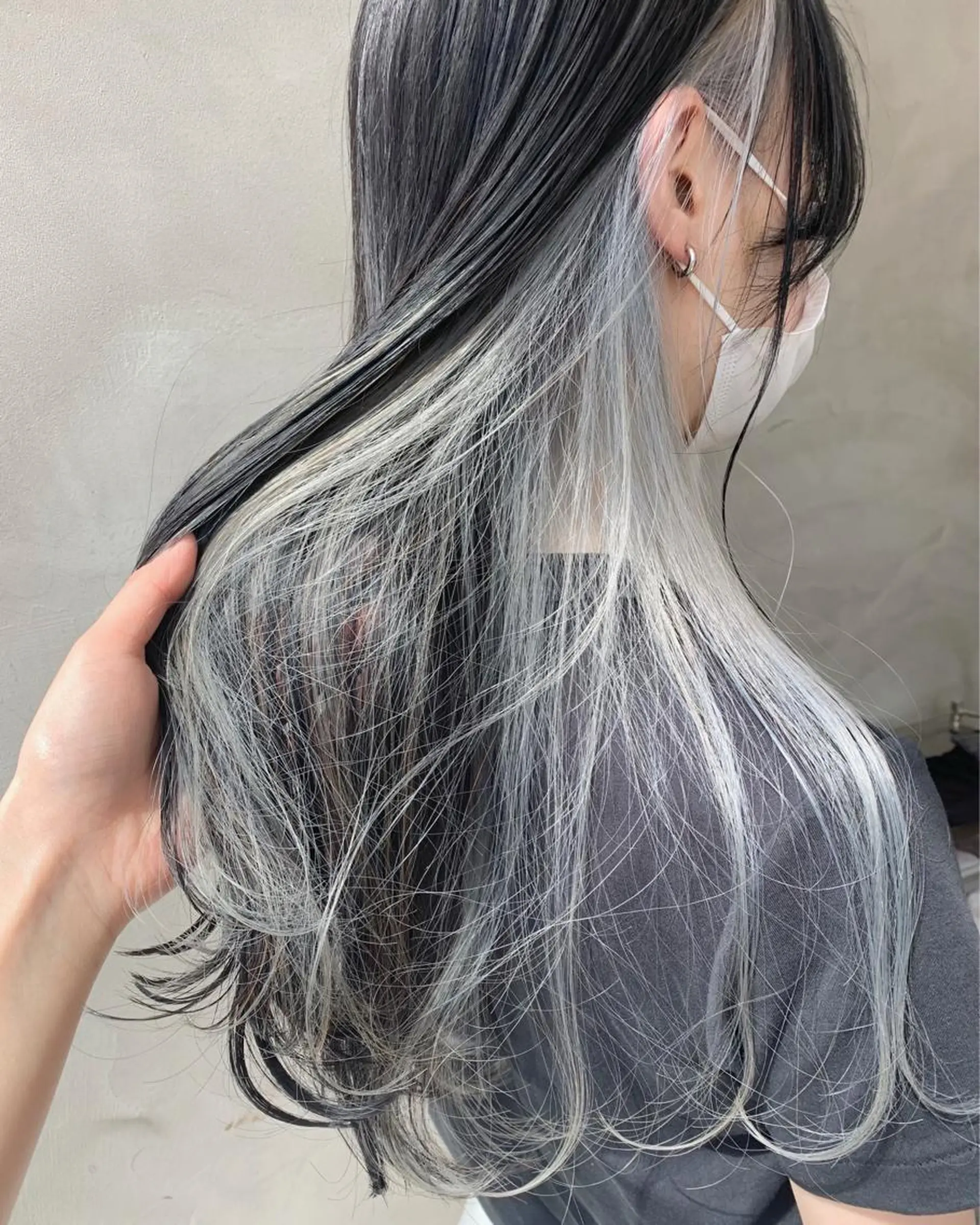 ロング ブームボックス所属・🐝ハイトーンカラー hachi🐝のヘアスタイル