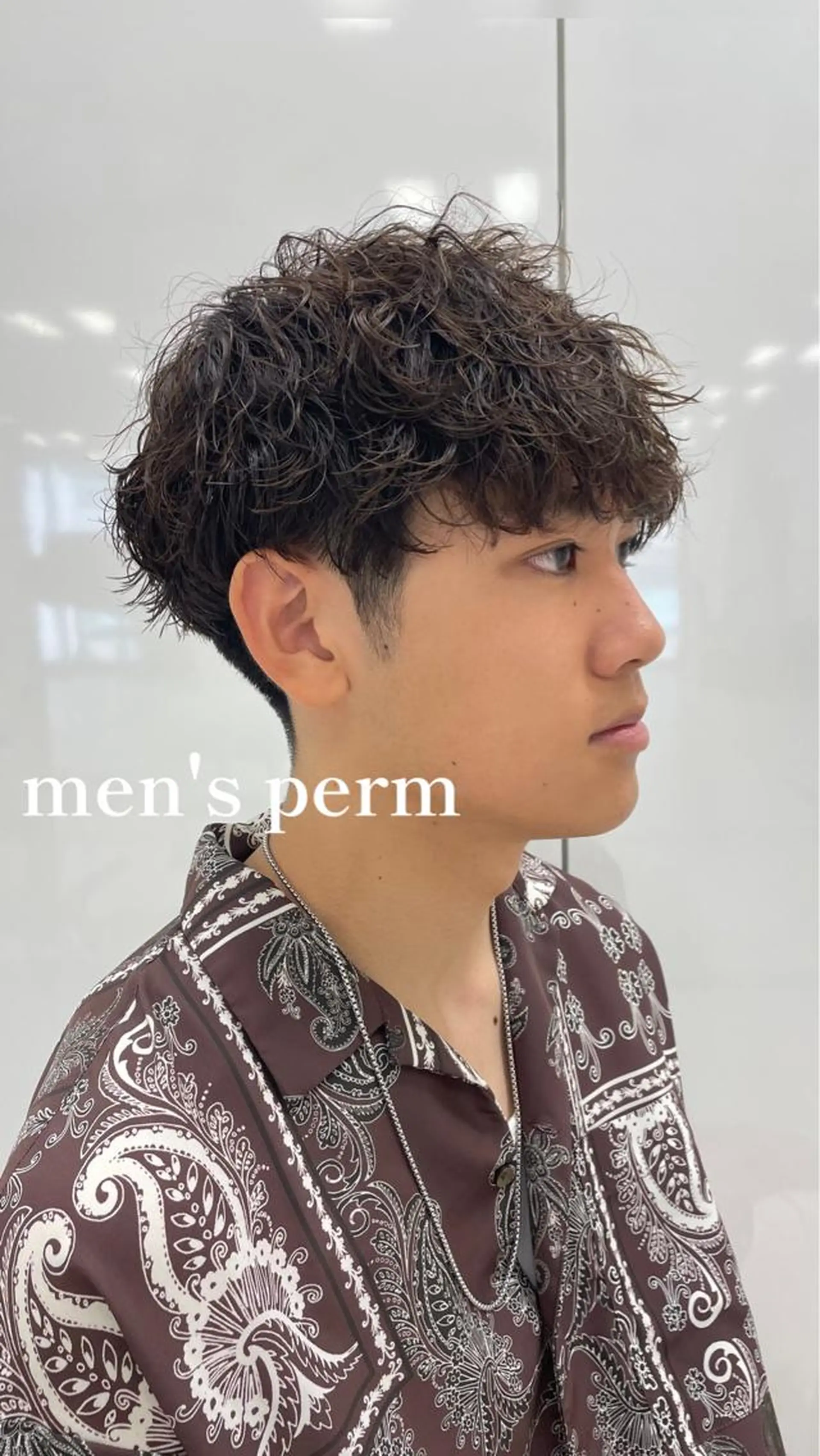 パーマ メンズ 松本平太郎美容室大宮店所属・もりたみかこ 美容師お休み中のヘアスタイル