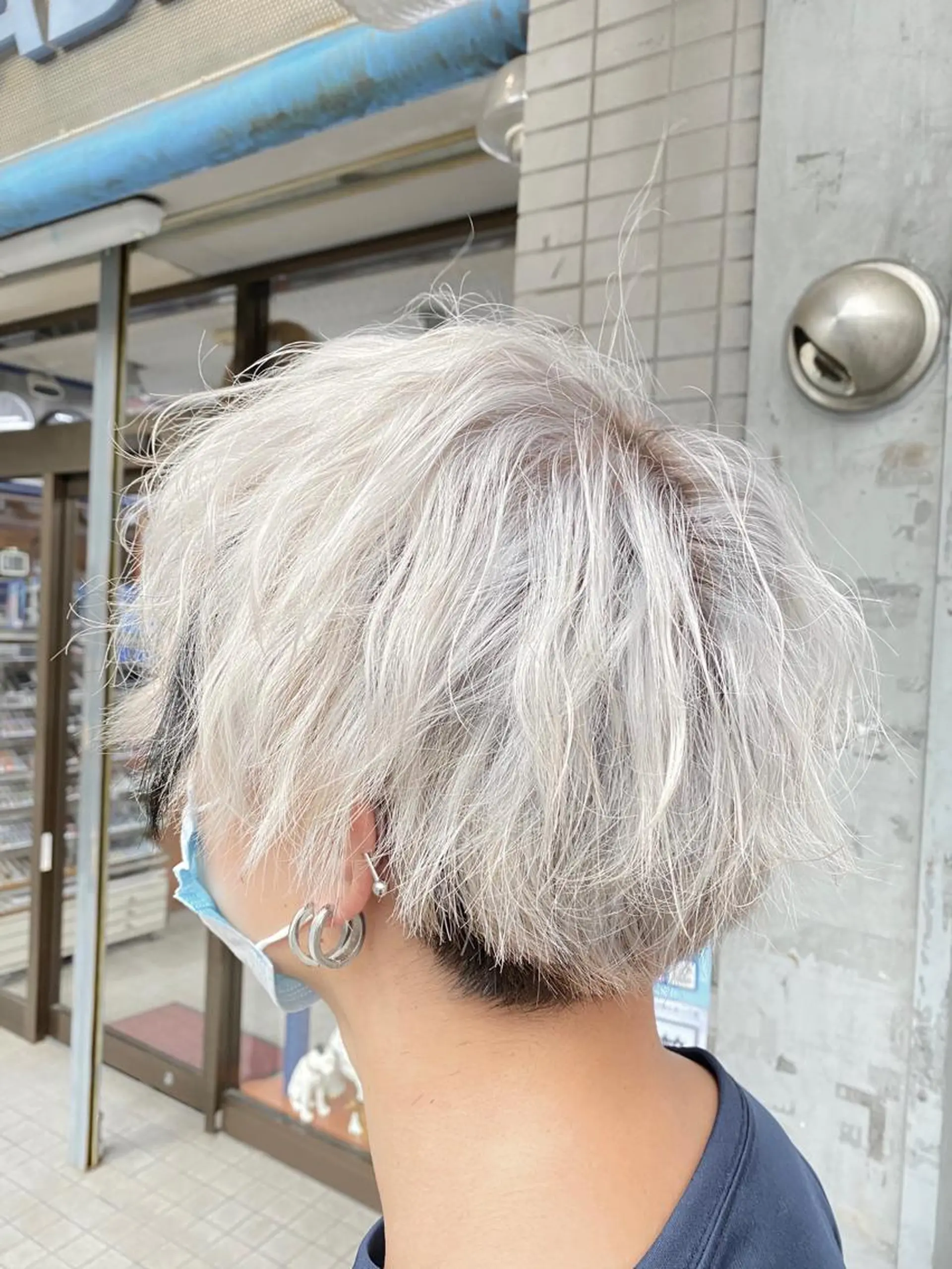 メンズ ヘアカラー ゆぴ☾‪/推しカラー /ハイトーンのヘアスタイル