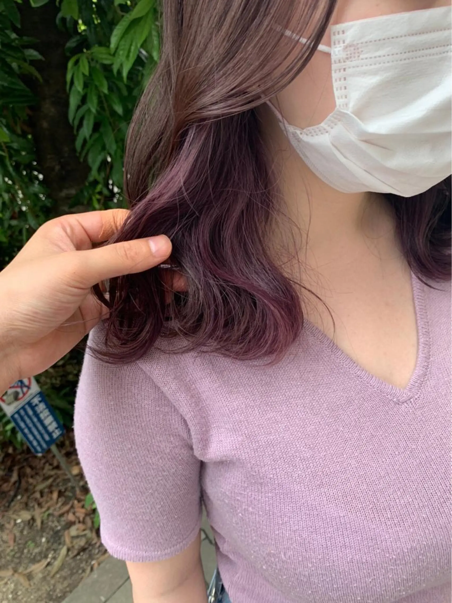 セミロング カット ヘアカラー 髪質改善サロン 福田昌子のヘアスタイル