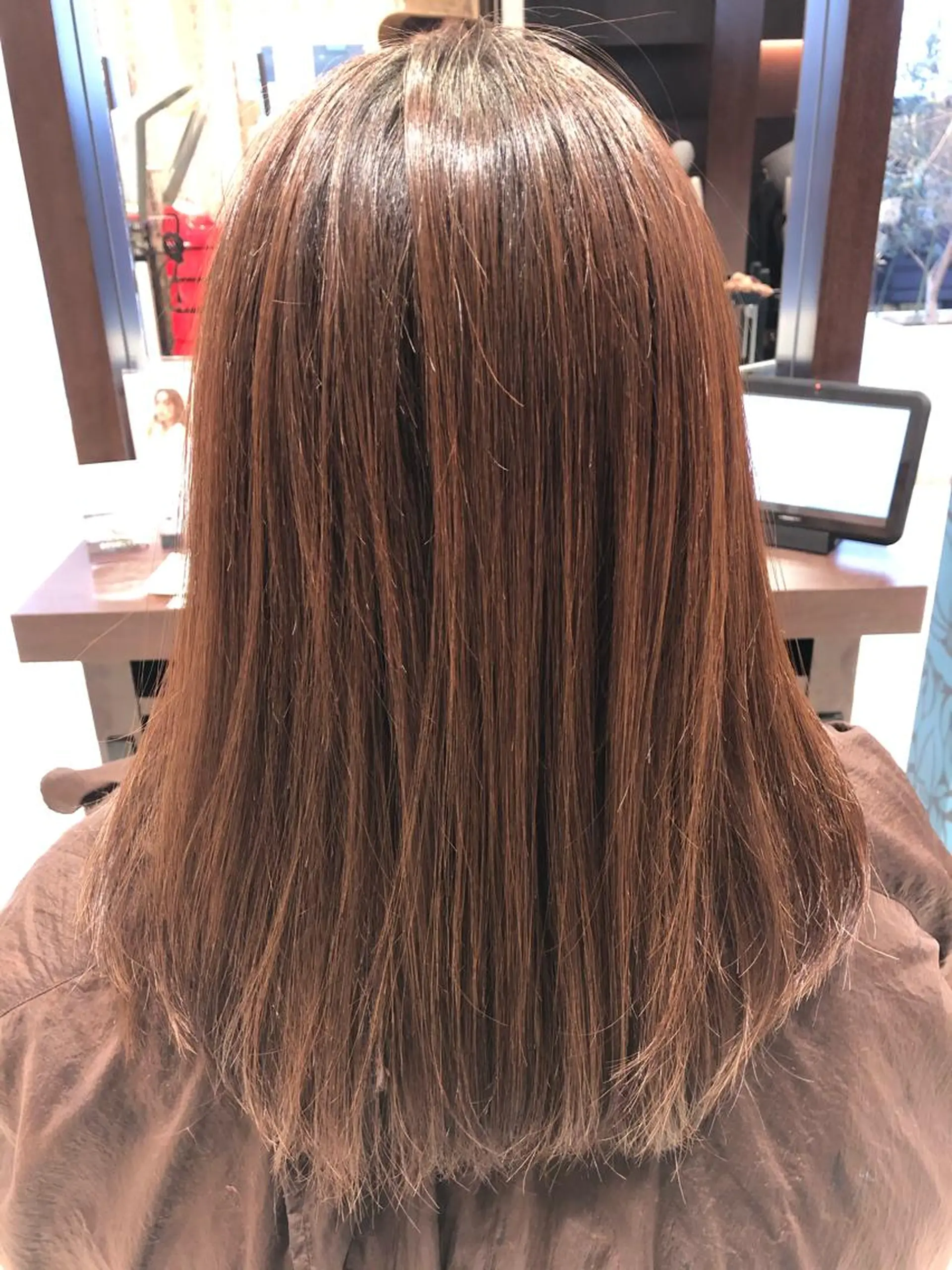 縮毛矯正 トリートメント EARTH長岡店🩵 石原莉穂のヘアスタイル