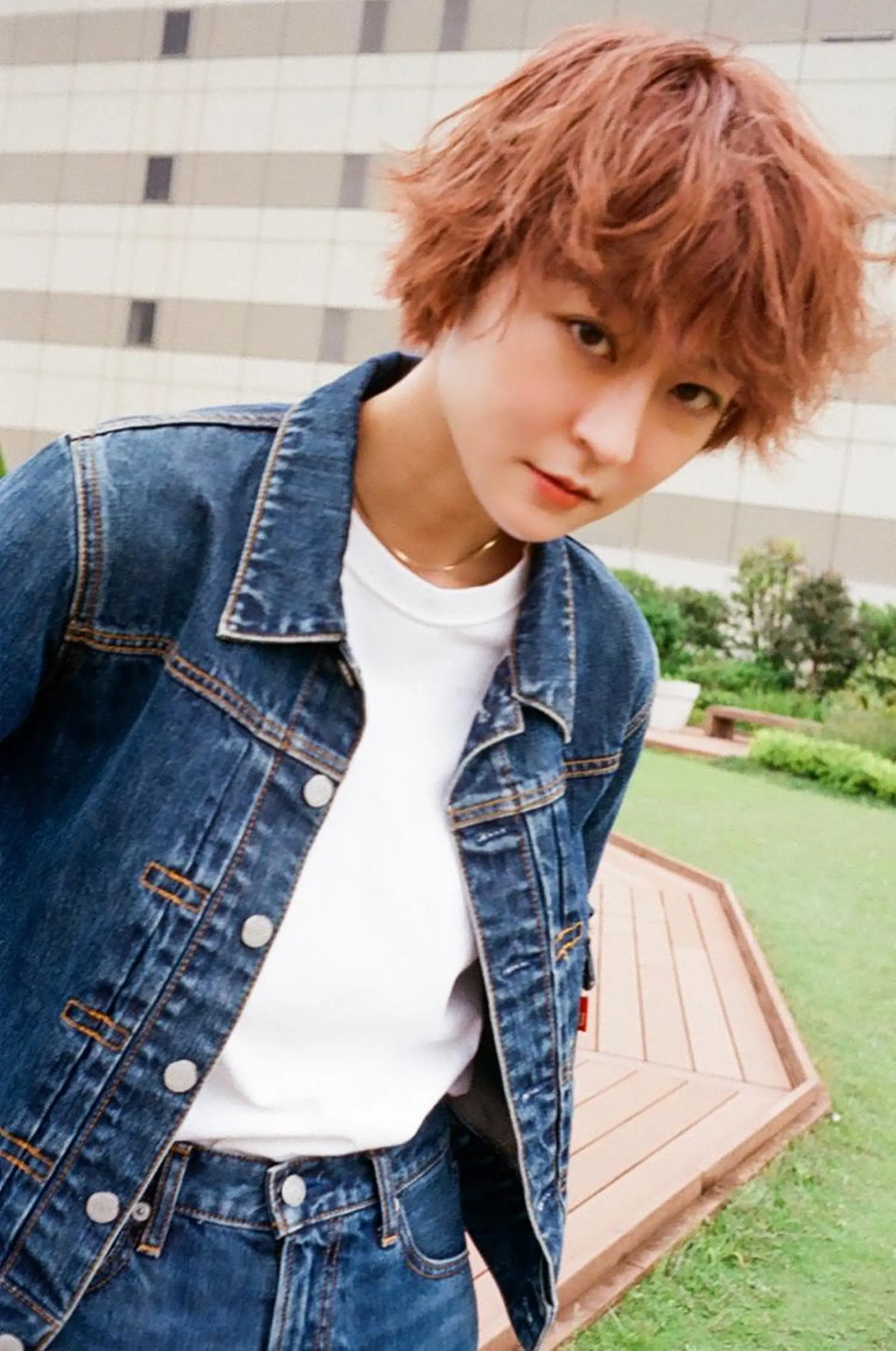 ショート カラー オレンジ ショートヘア 【雰囲気ﾍｱ☺︎】 岩井隼人のヘアスタイル