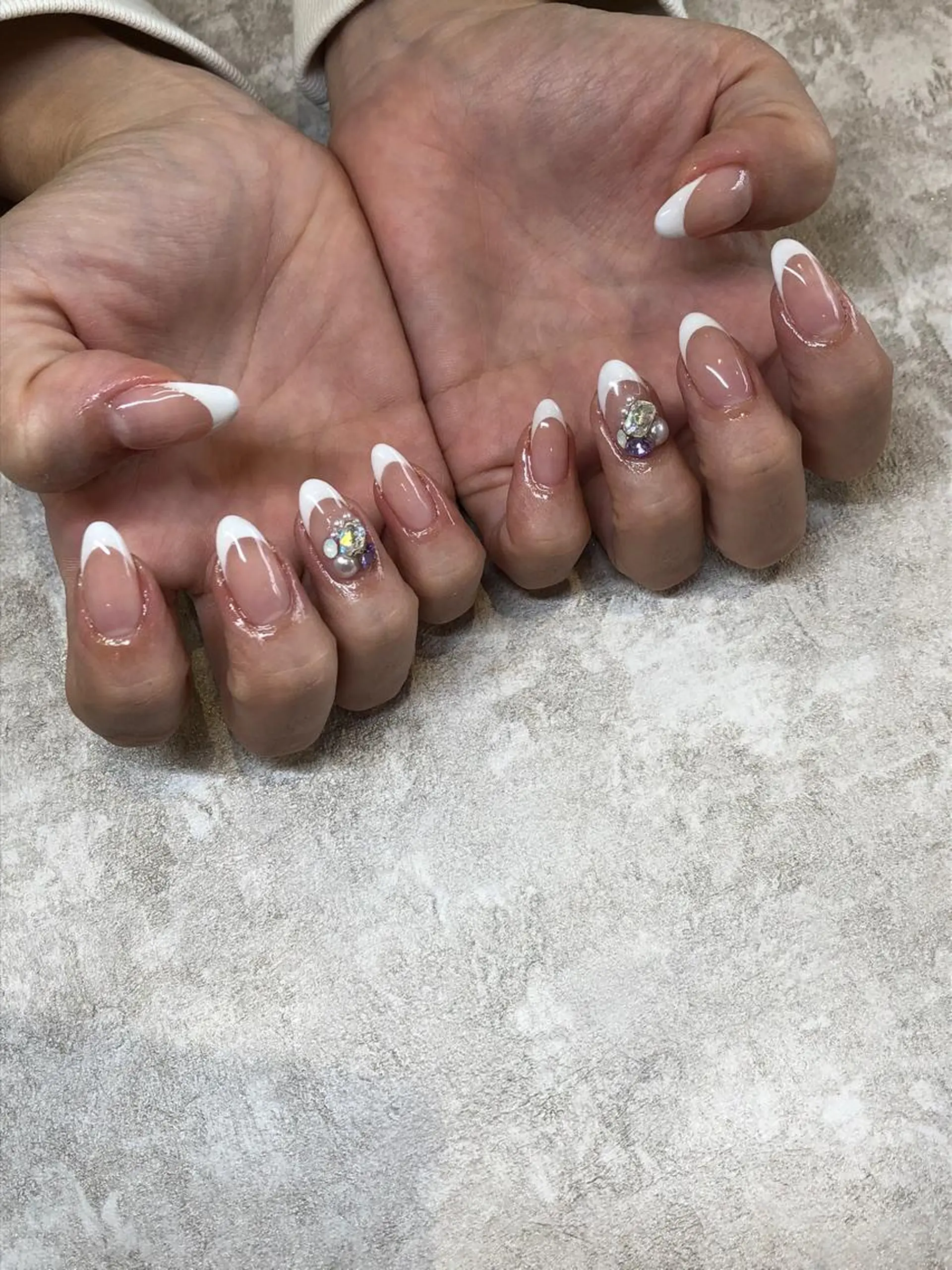 ネイル アートネイル ストーンネイル MICO nail arts所属・MICO nail artsのネイルデザイン