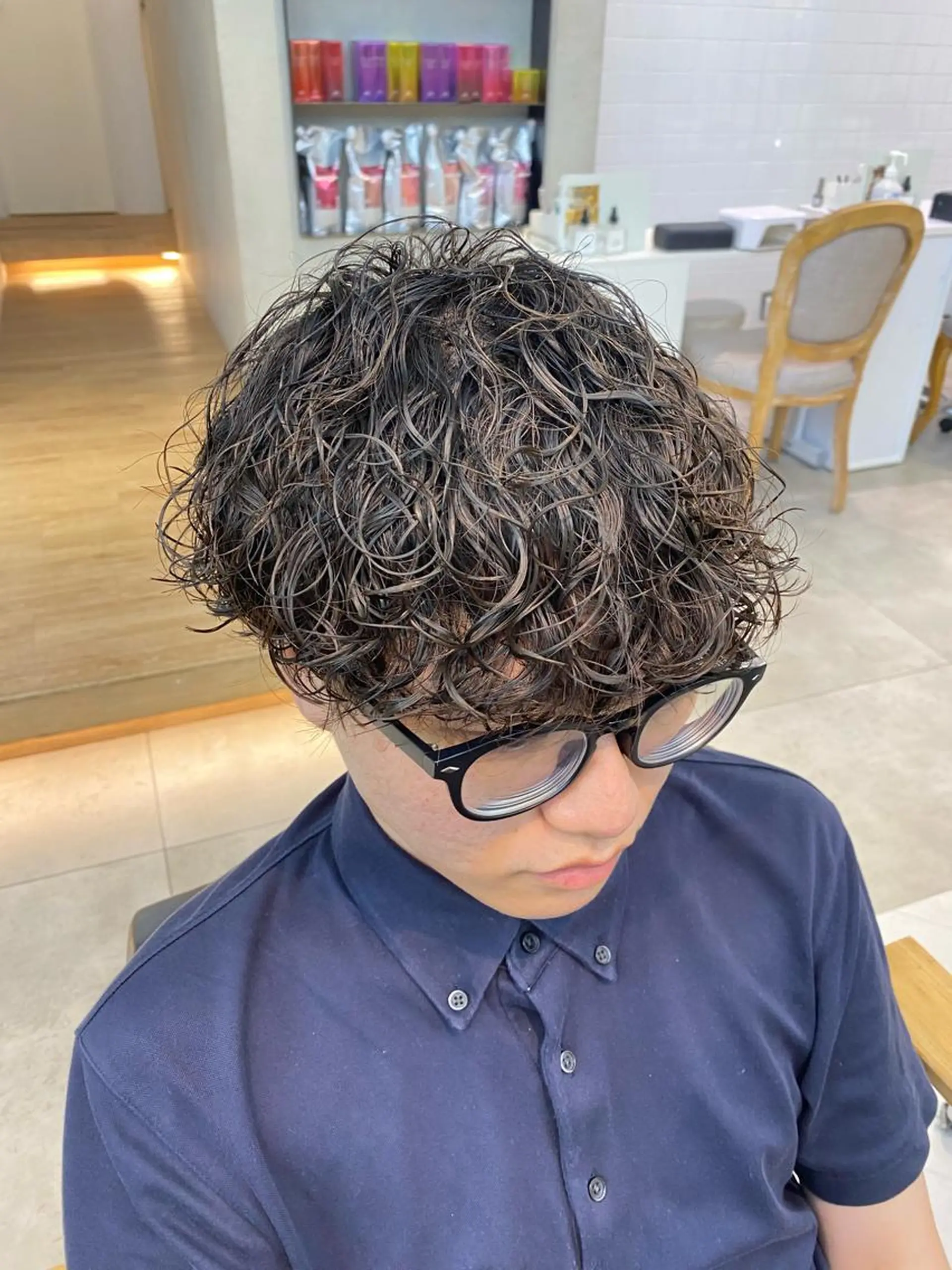 パーマ メンズ 新宿【メンズパーマ】 塩澤太一のヘアスタイル