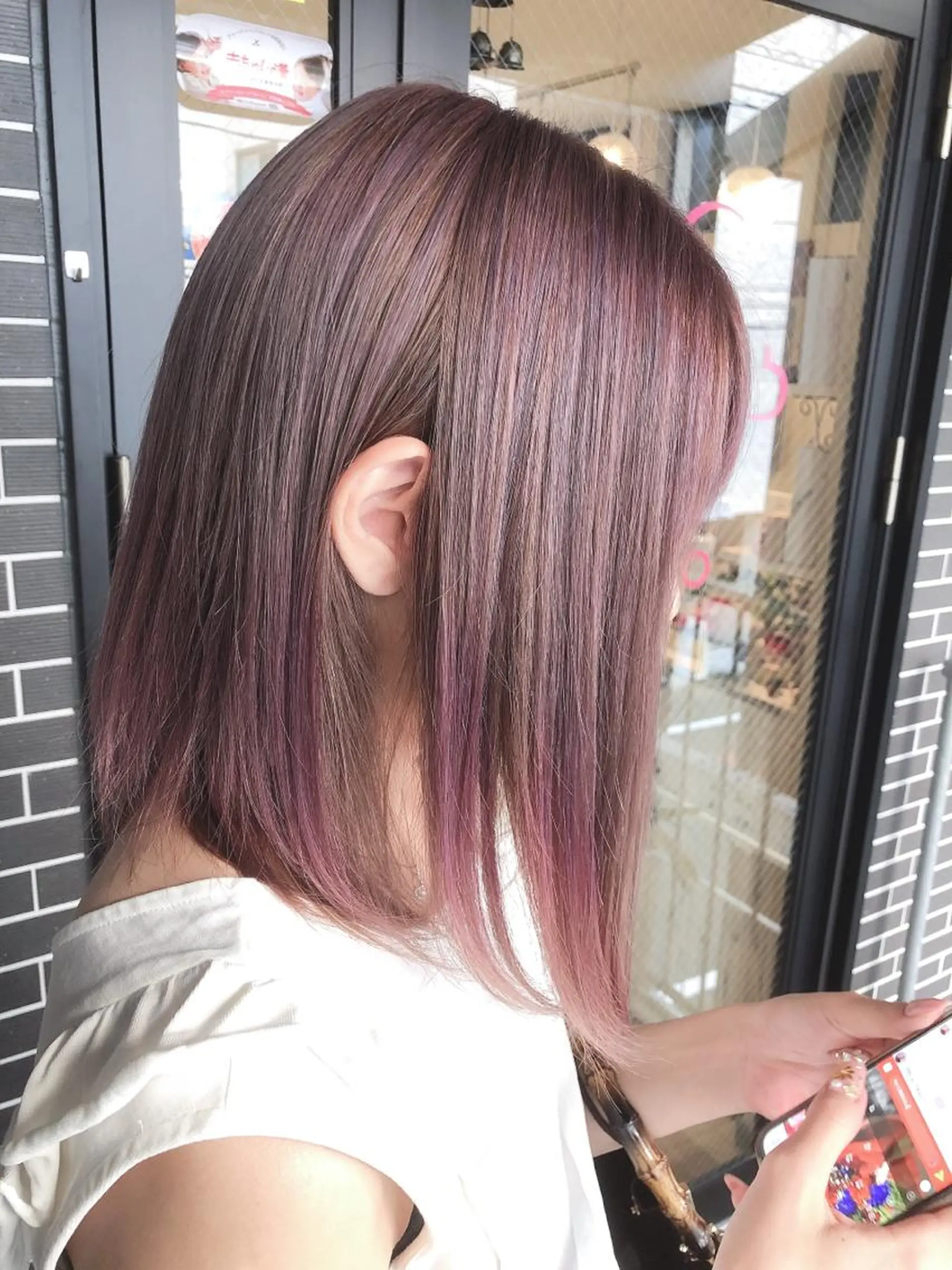 ミディアム カラー ヘアカラー トリートメント 美容歴１８年以上🌈 山口のヘアスタイル