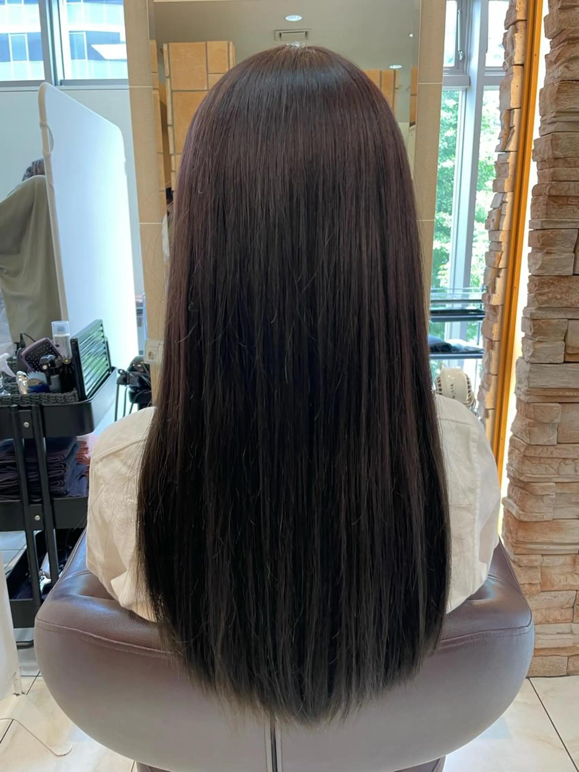 ロング カット ヘアカラー 新籾 尚哉のヘアスタイル