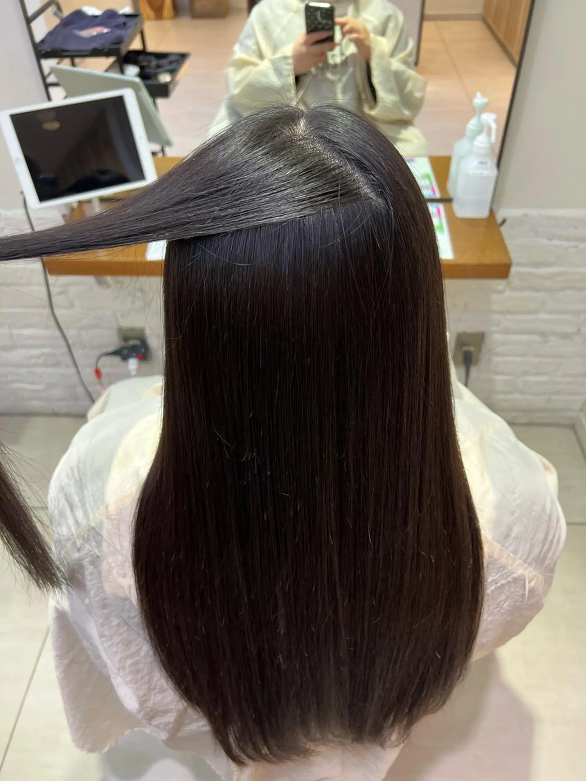 ミディアム ミディアムパーマ ワンホンパーマ/ 菜月のヘアスタイル