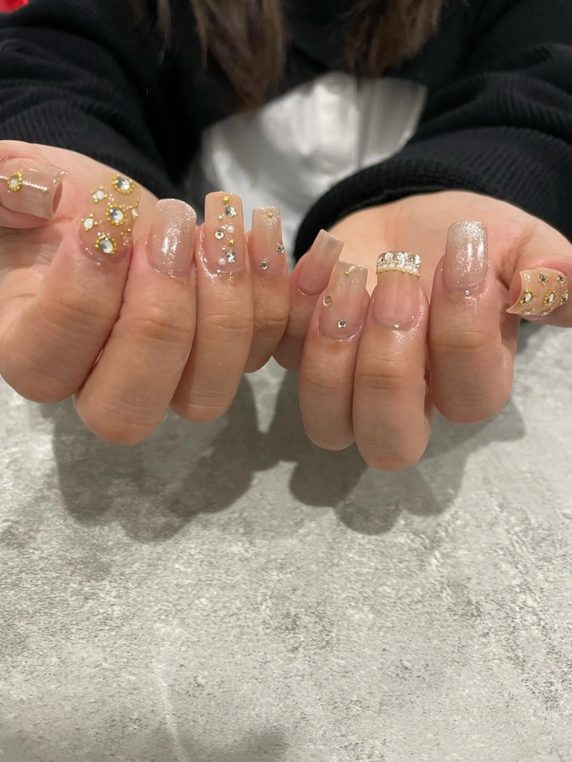 ネイル 長さ出し 持ち込み Raviliss ♡のネイルデザイン