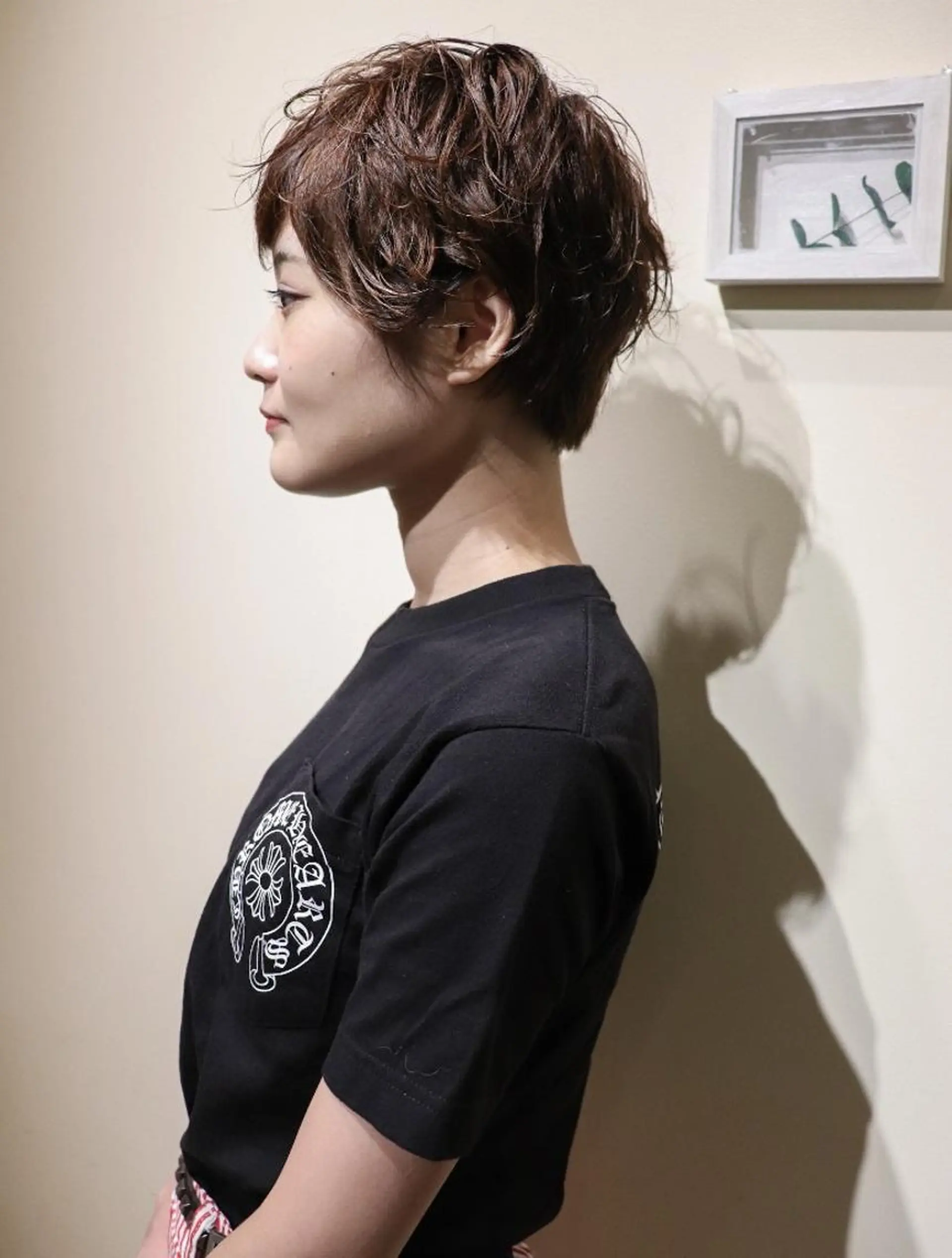 ショート カラー パーマ ショートヘア 尾野 恭平のヘアスタイル