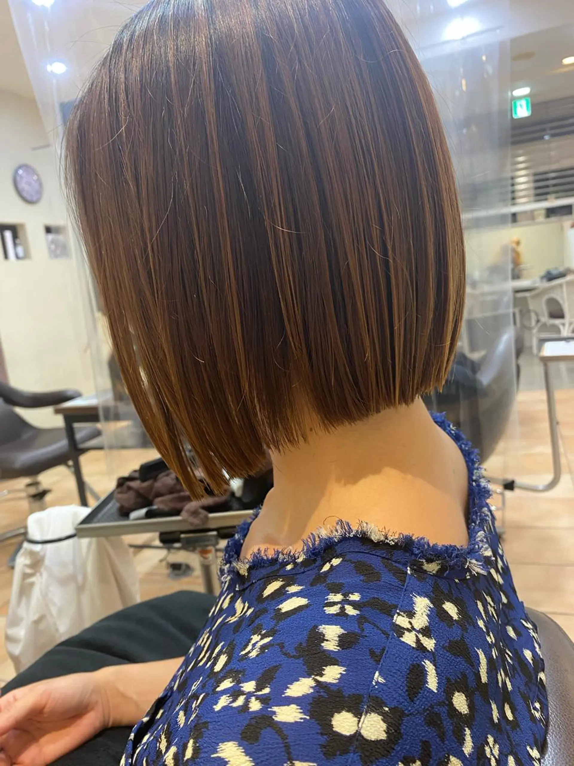 ミディアム ショートカット パーマ石井のヘアスタイル