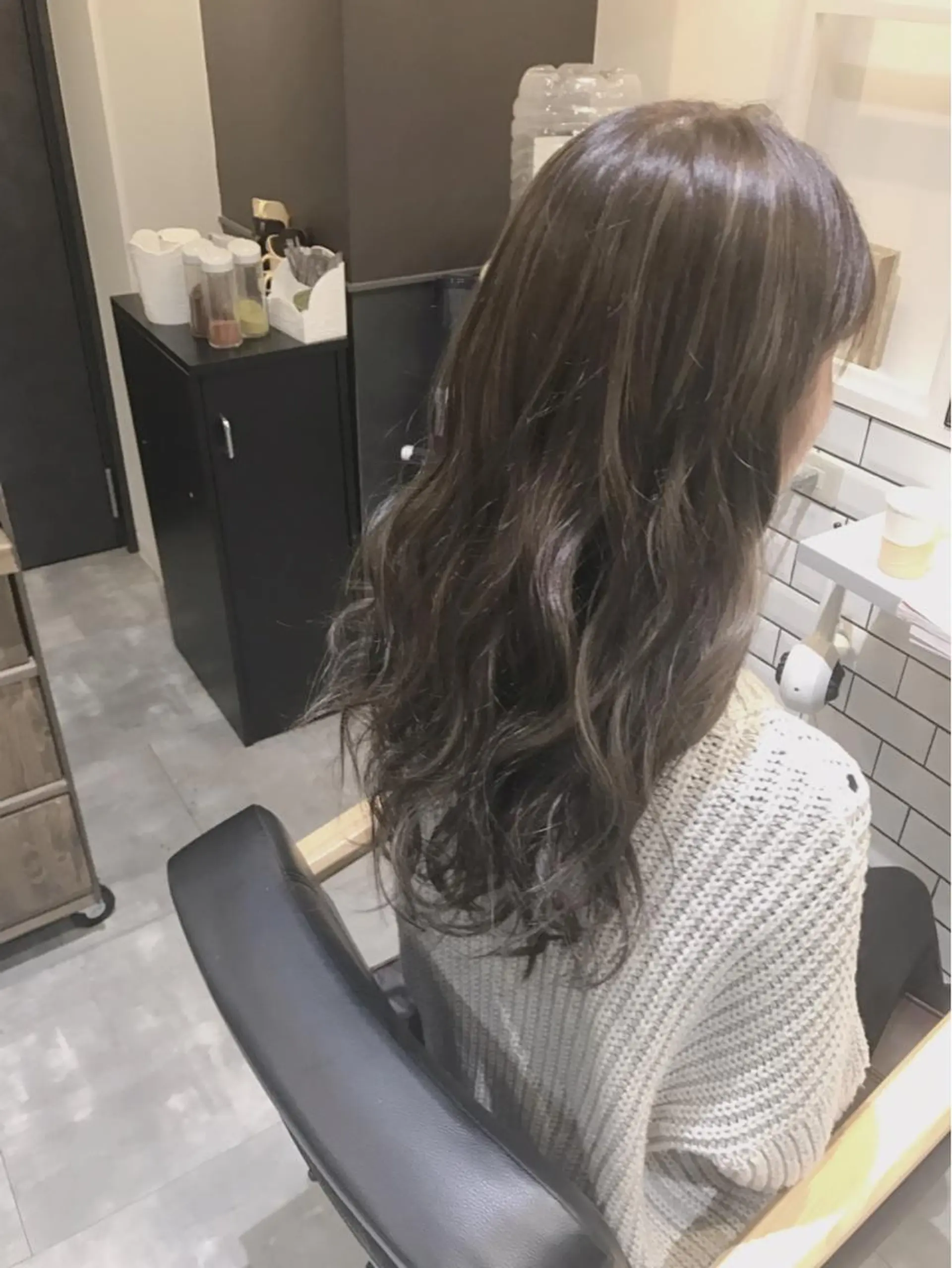 ロング カラー ヤマナカ エリカのヘアスタイル