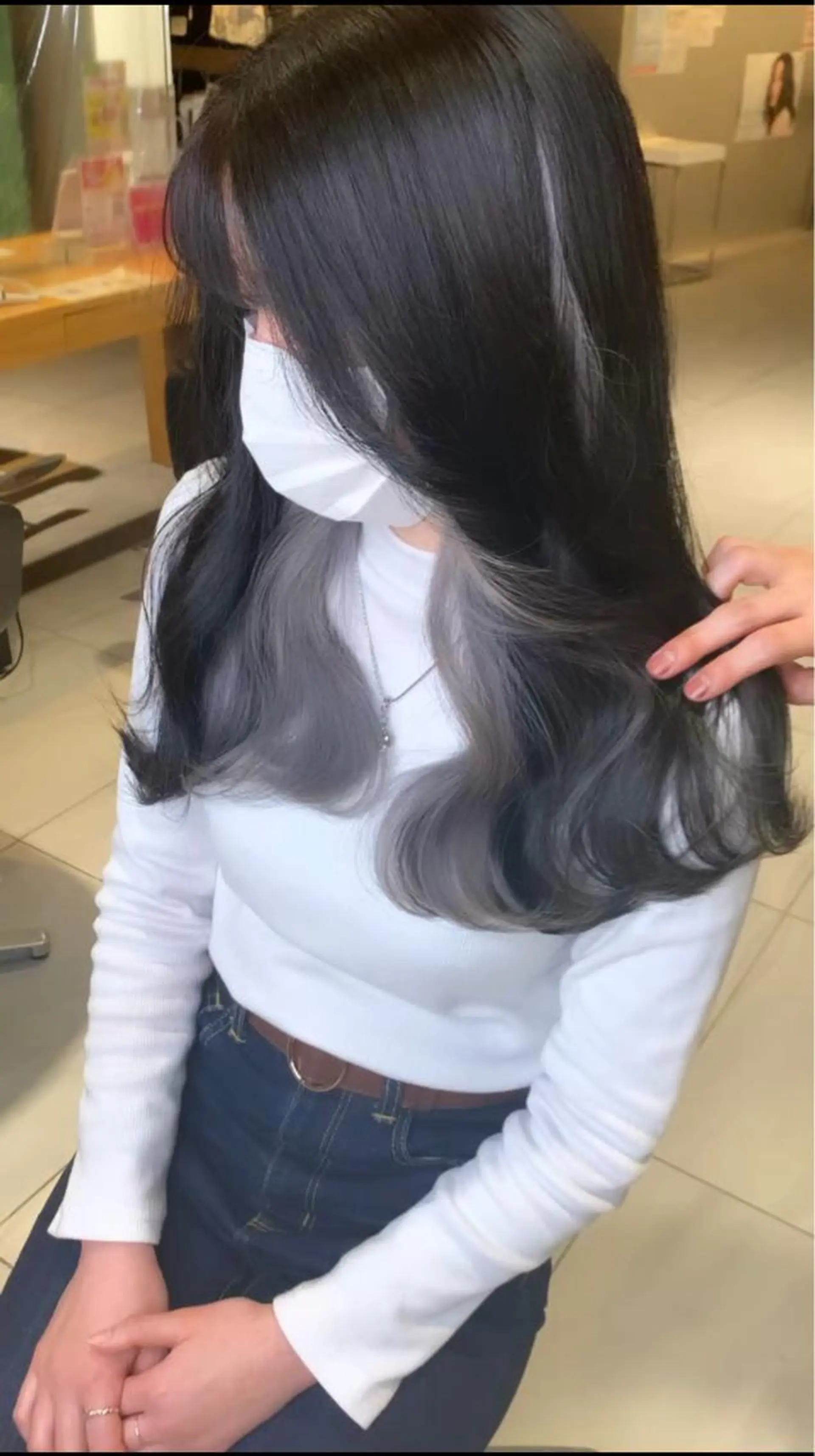 ロング カラー パーマ ヘアアレンジ メンズ キッズ ネイル マツエク・マツパ LINDOTOKYO梅田所属・酸性ストレート 髪質改善大槻勇樹のヘアスタイル