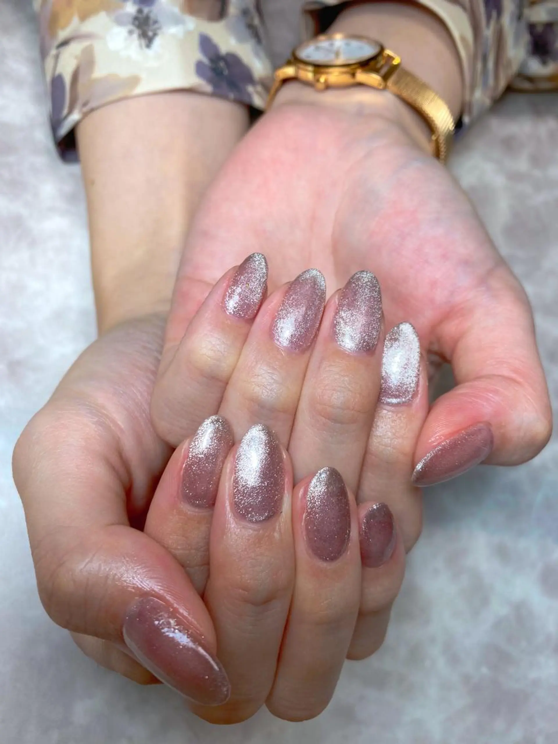 ネイル マグネットネイル ハンドネイル ハンドケア 🌿Charme🌿 MAIのネイルデザイン