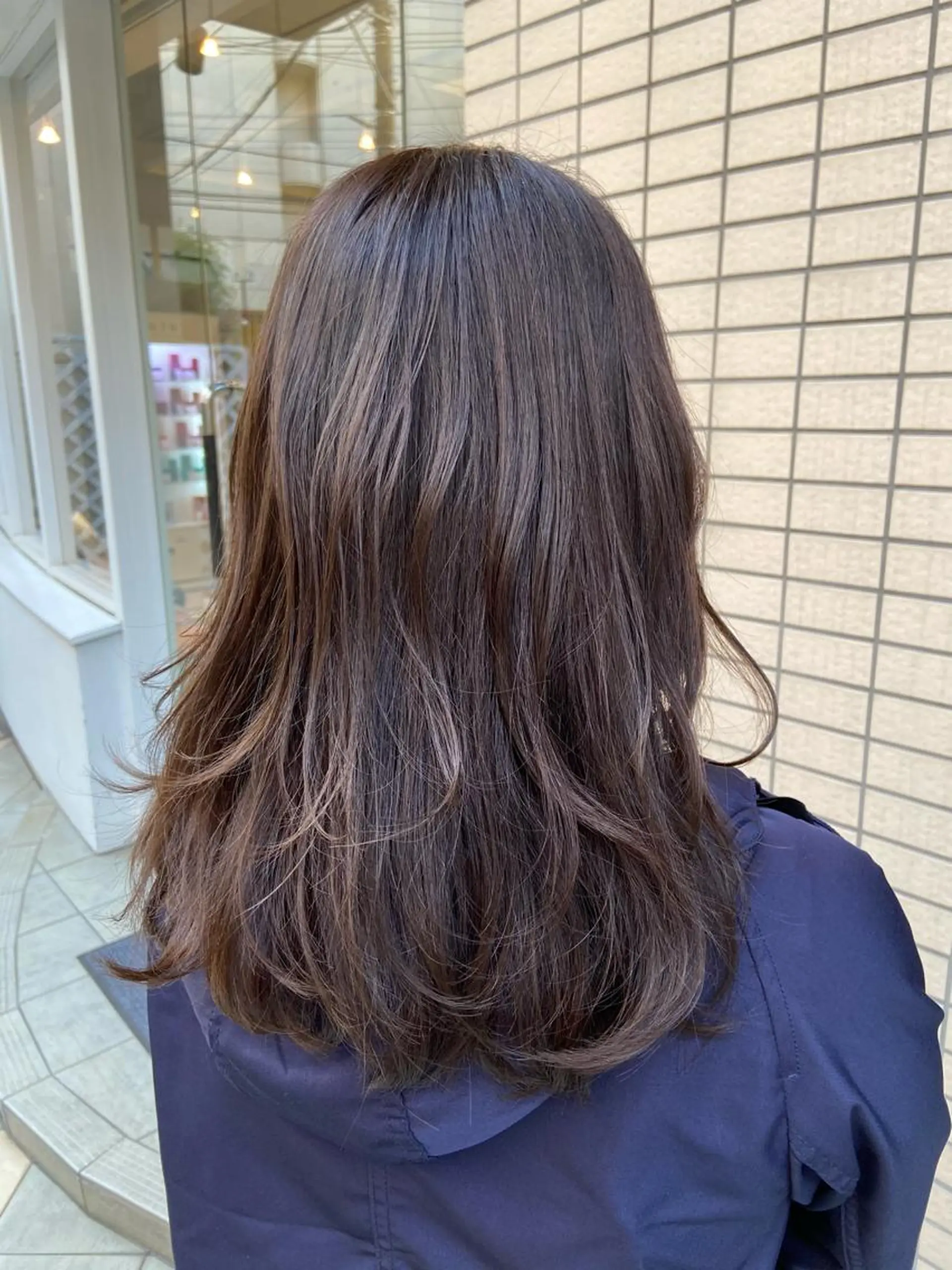 セミロング カラー カット ヘアカラー トリートメント 菊地 美憂のヘアスタイル