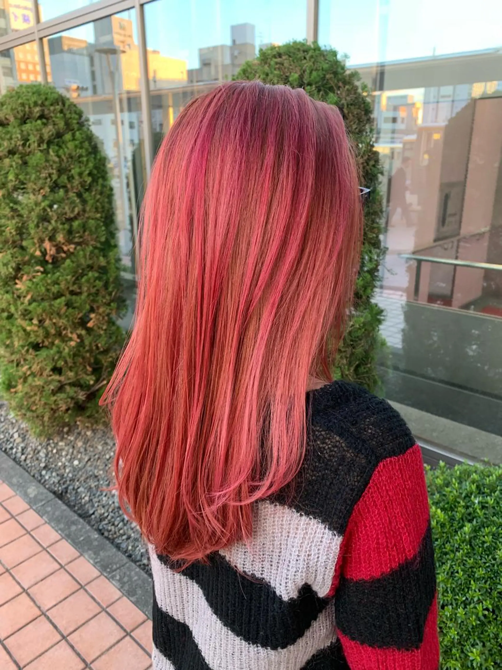 ロング ヘアカラー トリートメント slow所属・名取 純平のヘアスタイル