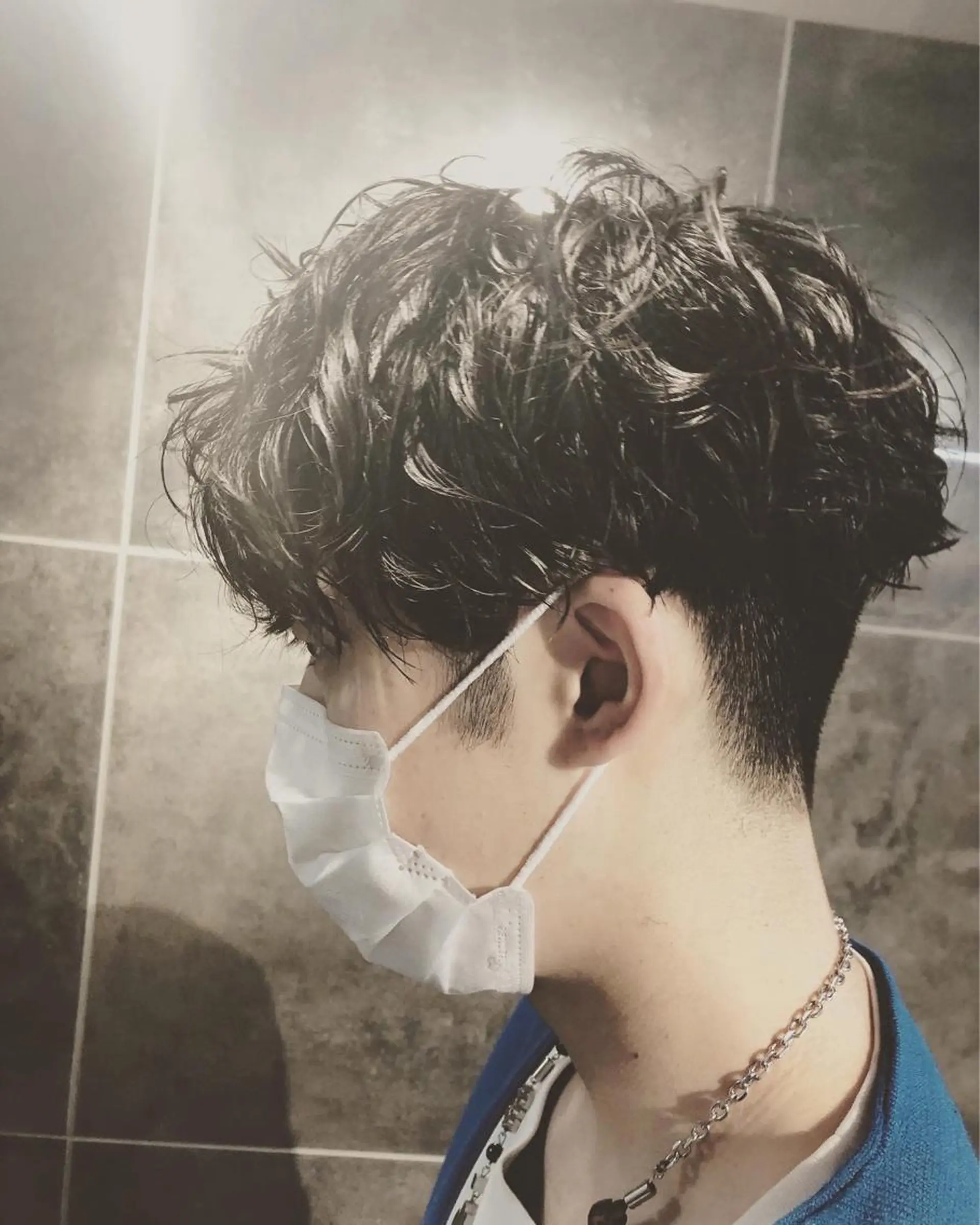 パーマ ヘアアレンジ メンズ カット パーマ トリートメント ヘアセット ainico+所属・メンズ特化✂️栗原 侑也のヘアスタイル