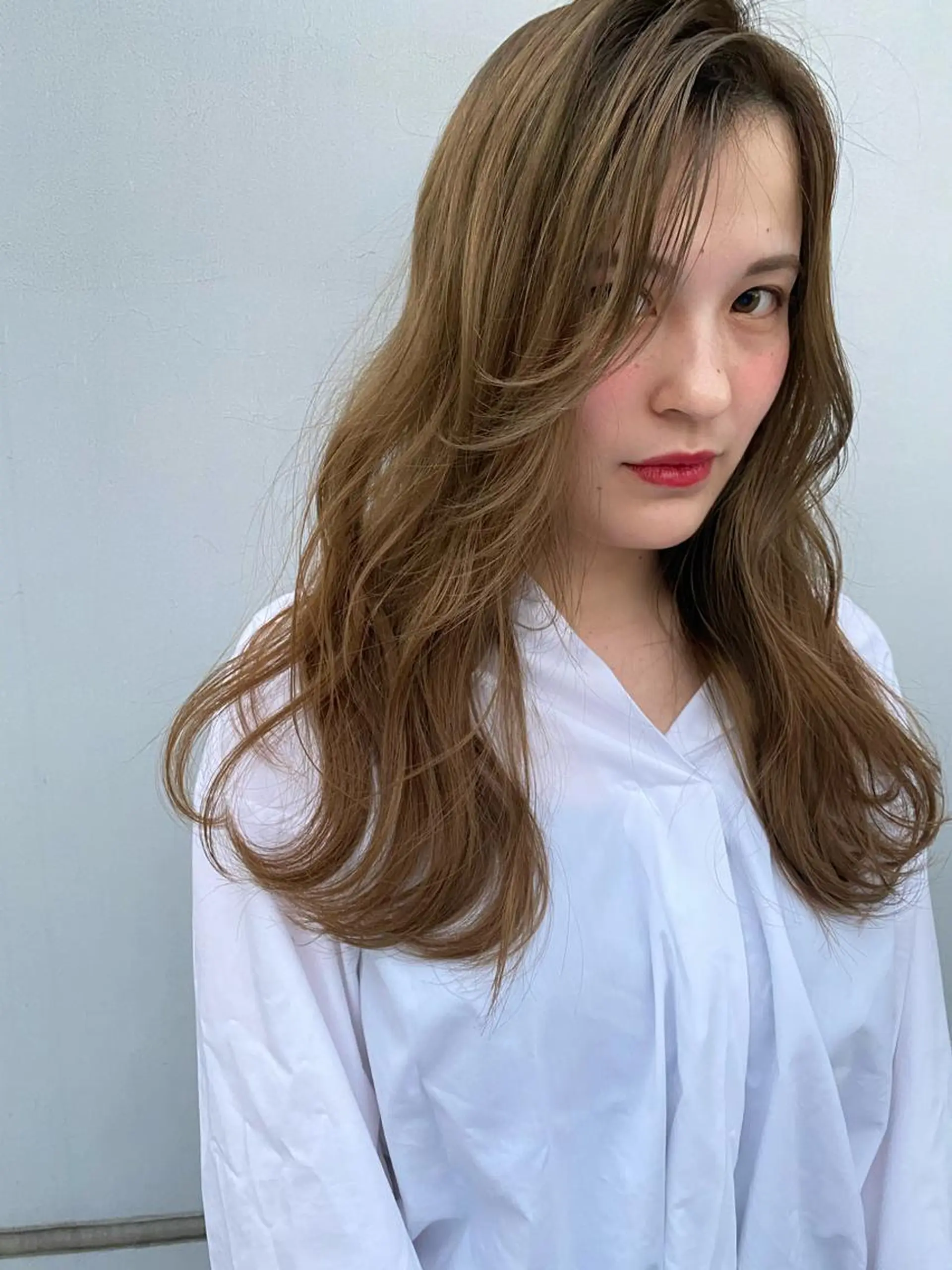ロング カラー パーマ ヘアアレンジ アディクシーカラー バレイヤージュ ベージュカラー ブリーチ ケアブリーチ カット ヘアカラー トリートメント ヘアセット ✨ハイクオリティ✨ 山本香也のヘアスタイル