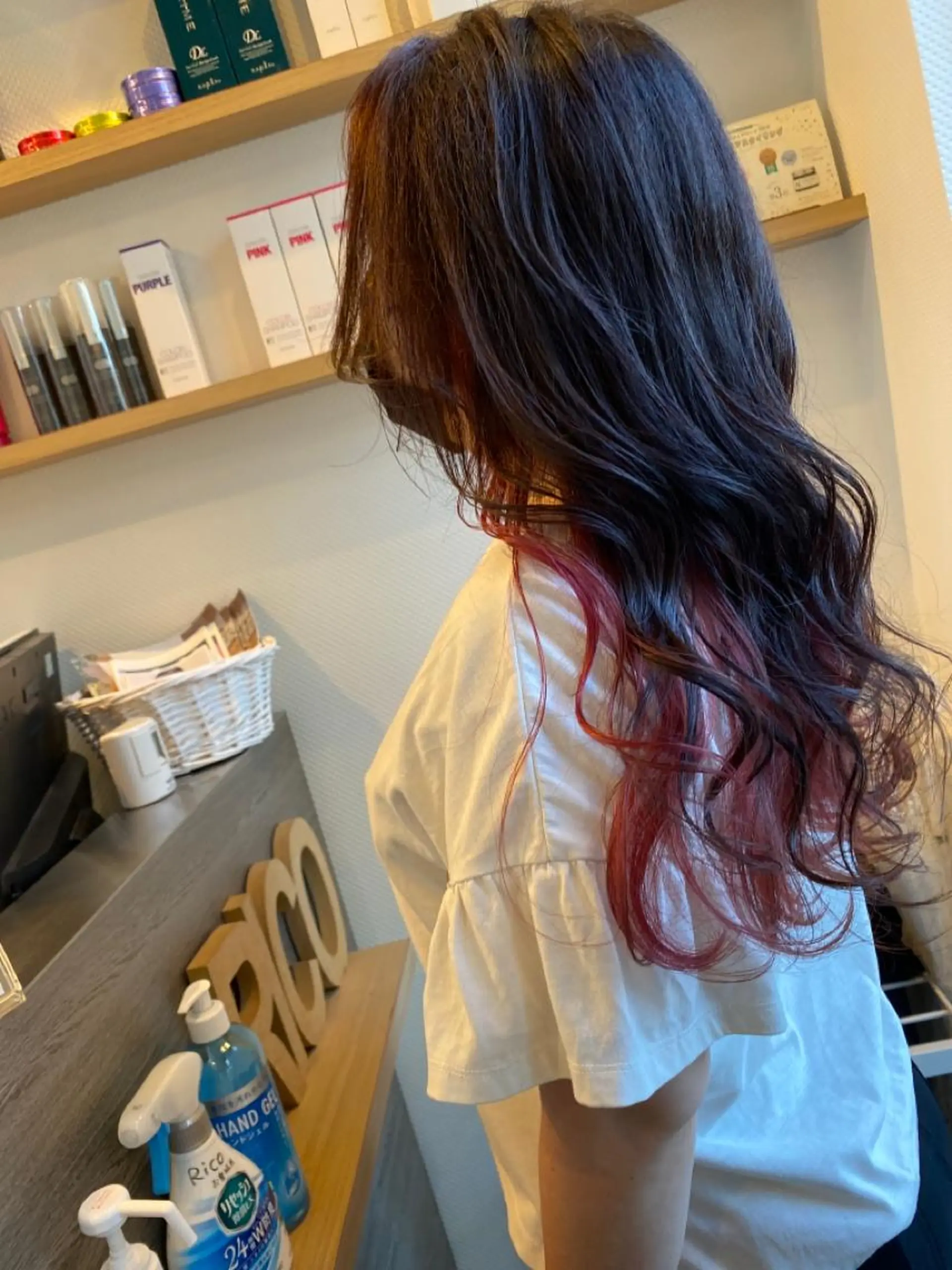 ロング カラー 髪質改善/ ブリーチ/中尾のヘアスタイル