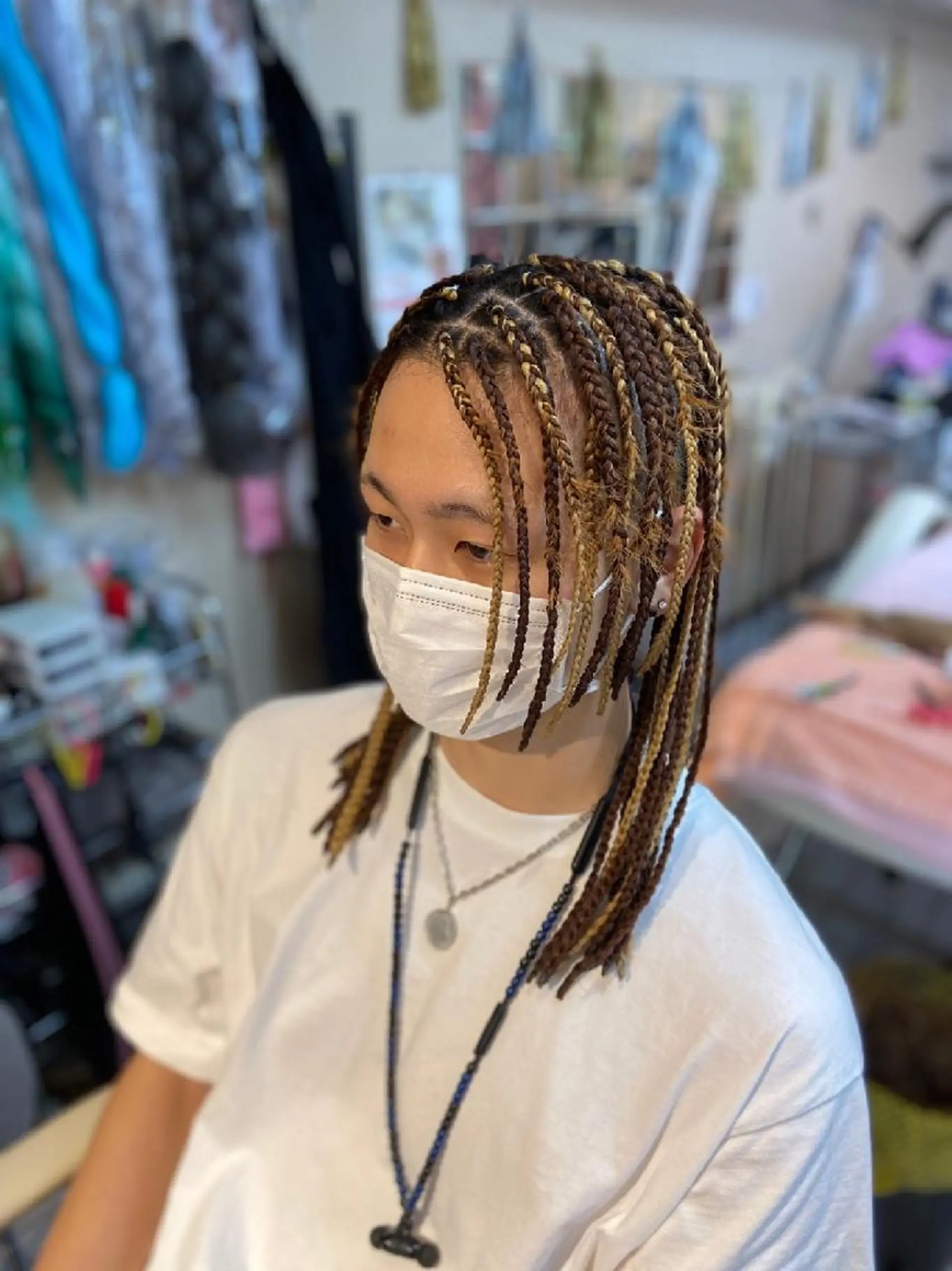 メンズ セミロング エクステ scamp ★のヘアスタイル